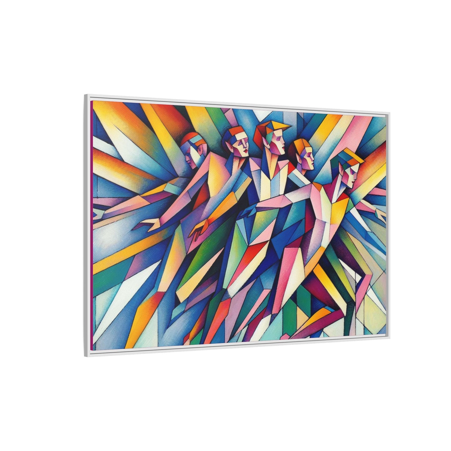 Picasso's Pixies Canvas, Framed (Multi-color)