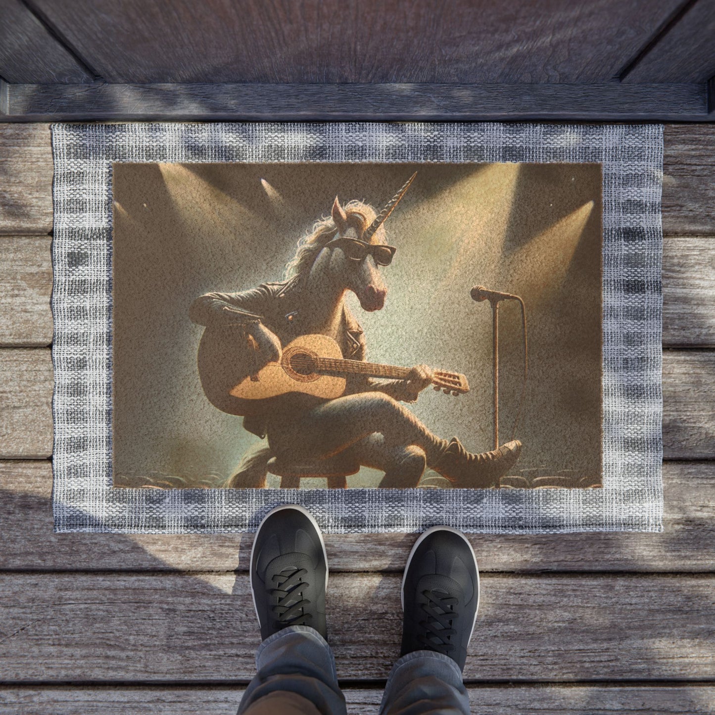 Unicorn Unplugged Doormat