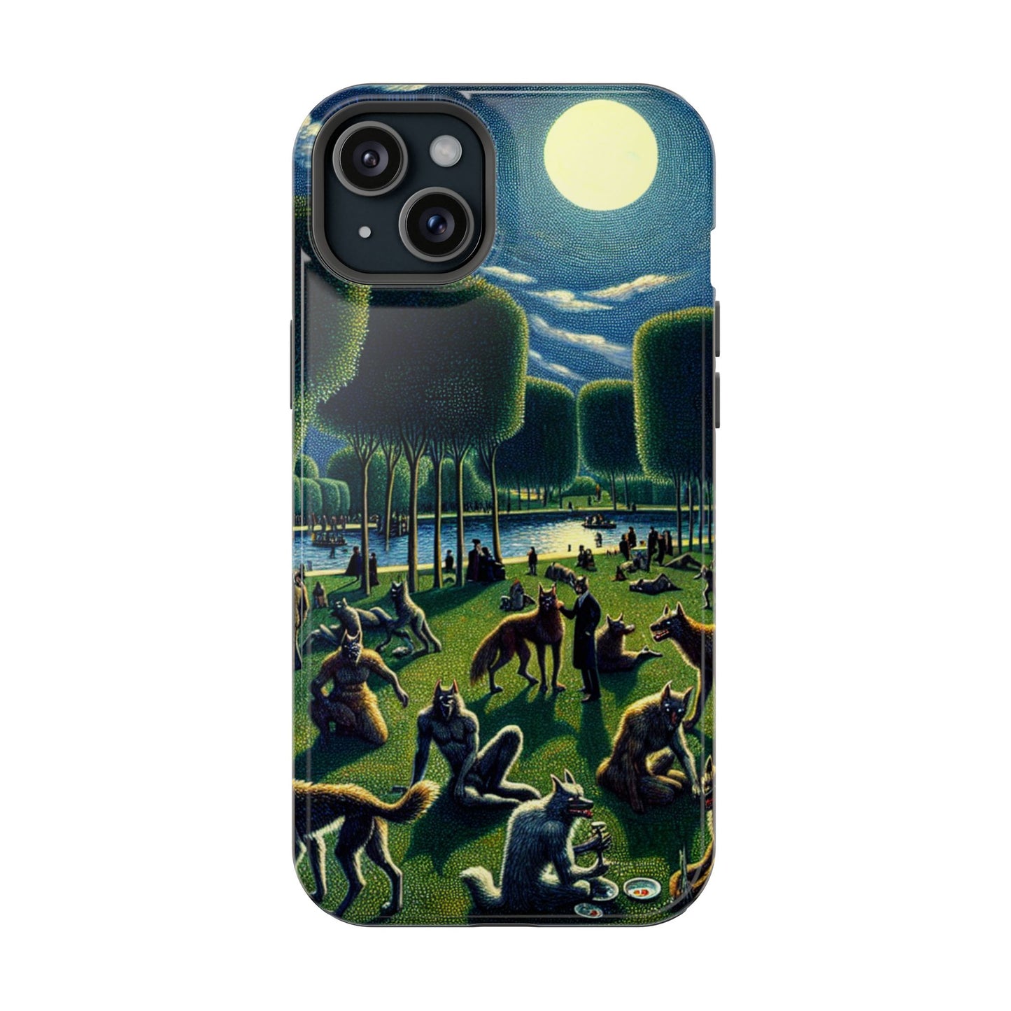 Werewolves at the Waterfront Magnetic iPhone Case