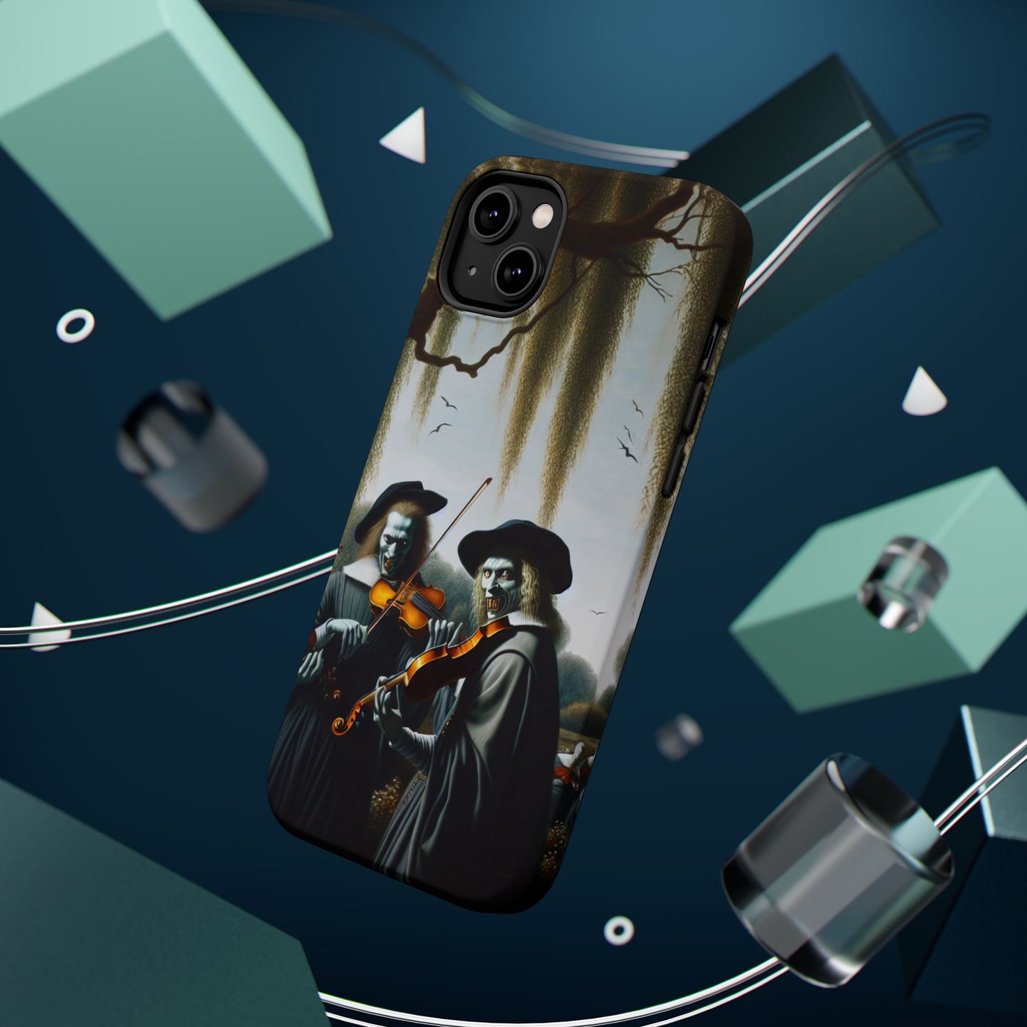 Vermeer's Vampire Violinists Magnetic iPhone Case