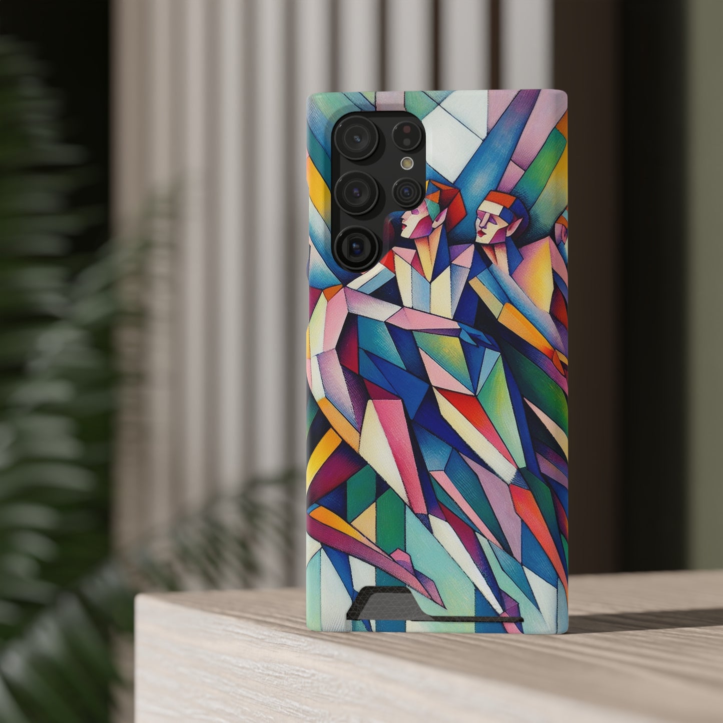 Picasso's Pixies Phone Case with Card Holder - GALAXY