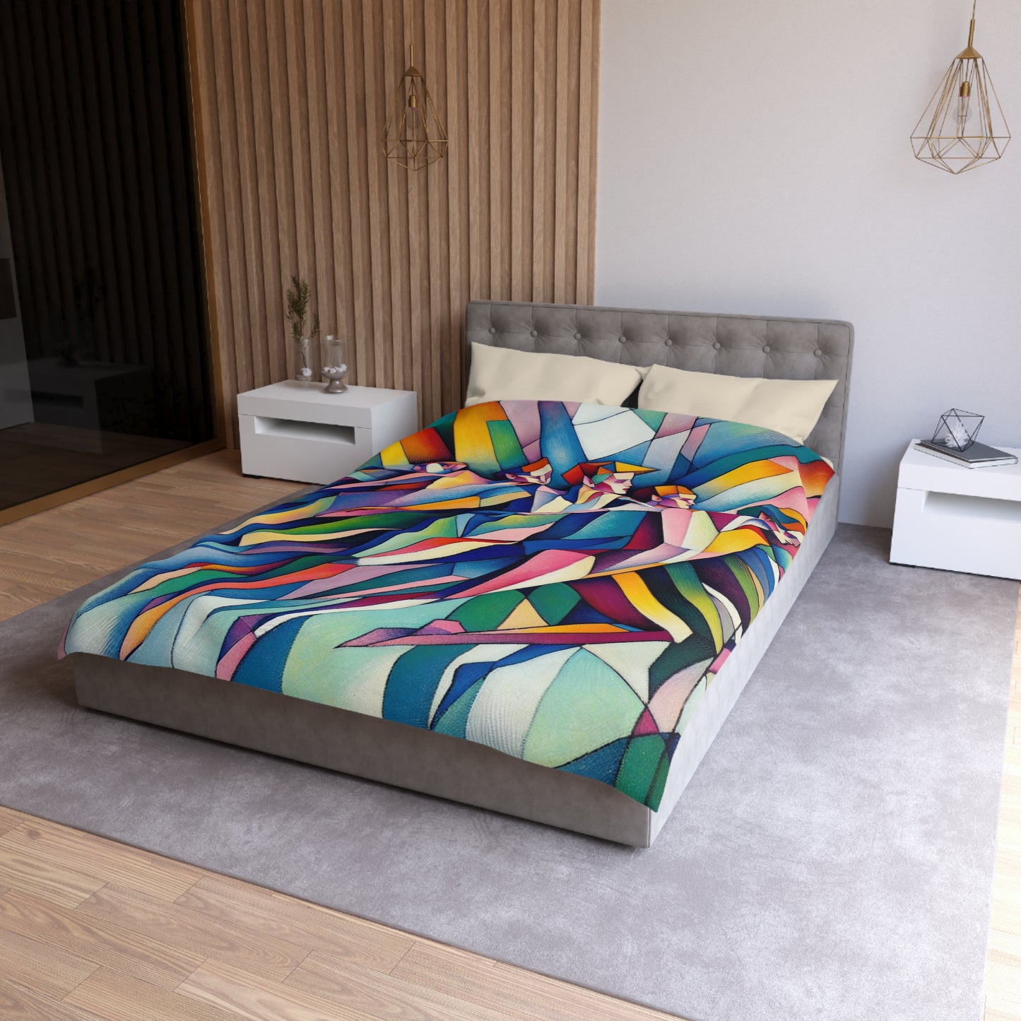 Picasso's Pixies Microfiber Duvet Cover