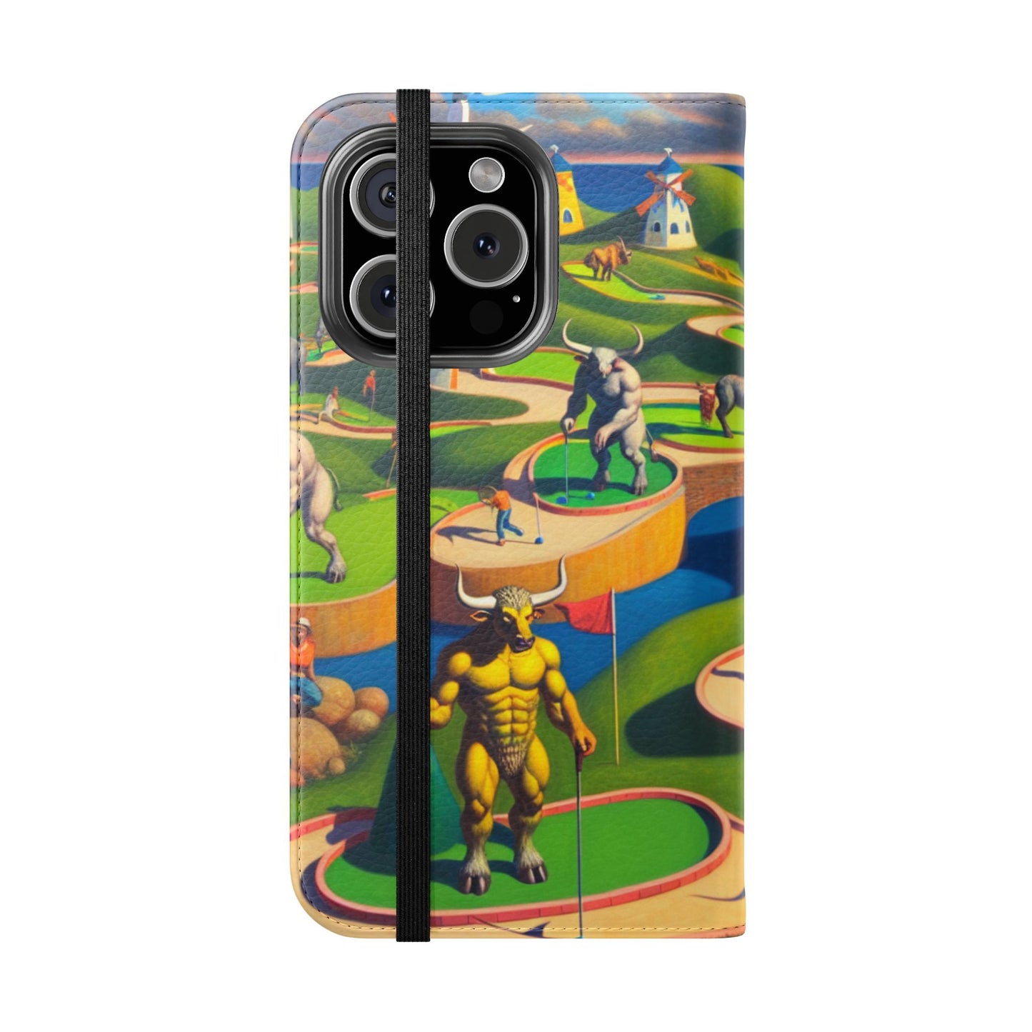 Mini-taur Golf Flip Case - iPhone/Galaxy