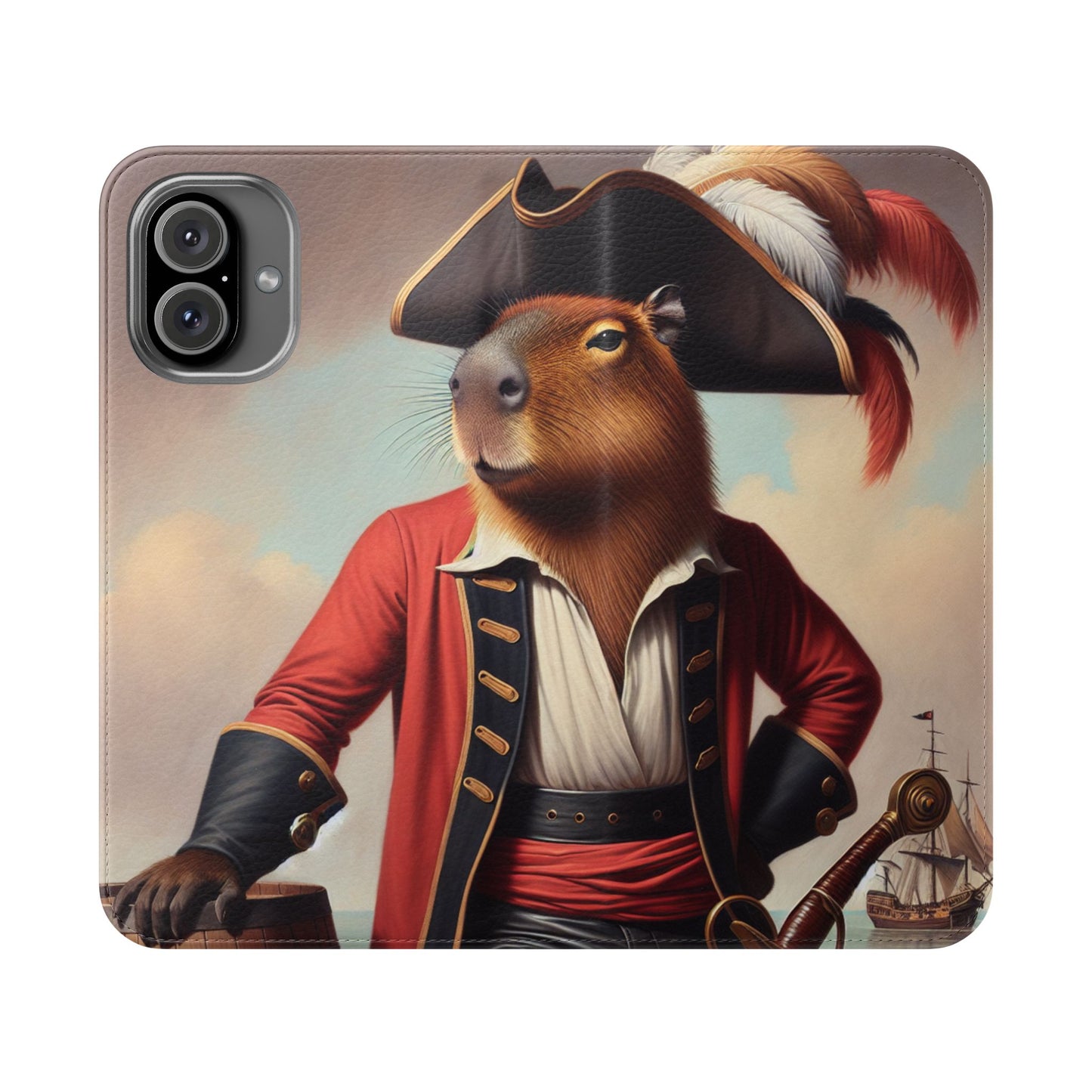 Captain Capybara Flip Case - iPhone/Galaxy