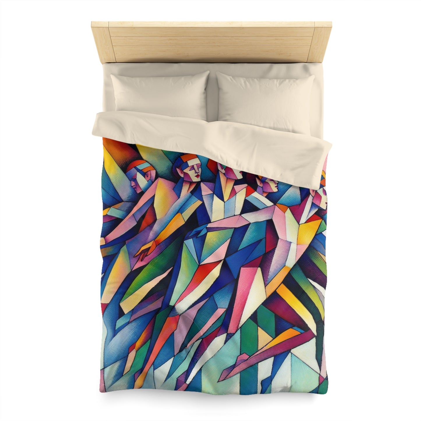 Picasso's Pixies Microfiber Duvet Cover