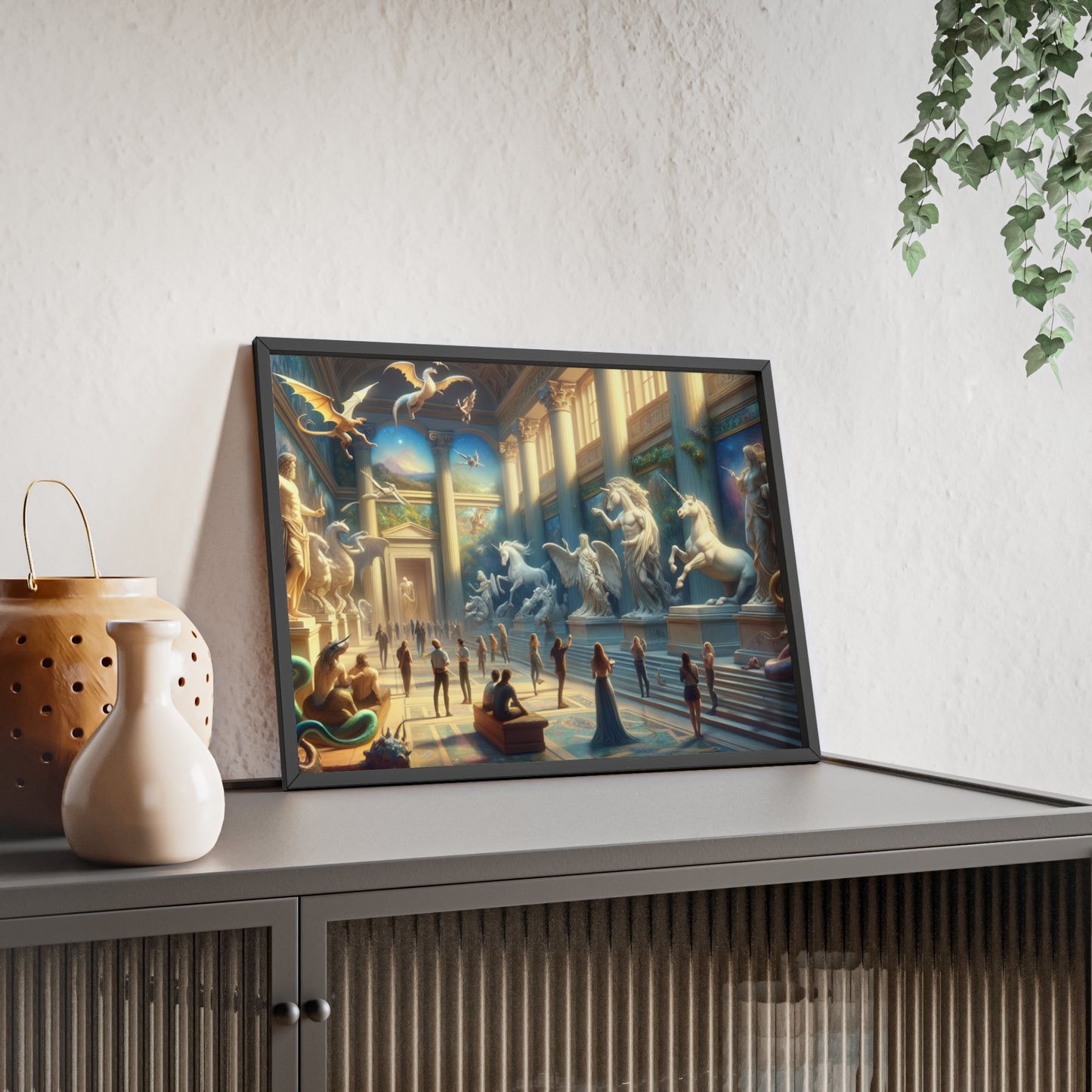 Framed Atlantis Atrium Poster