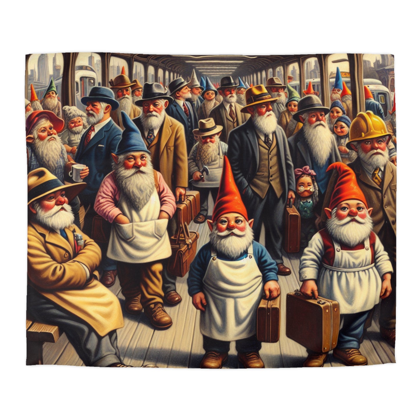 The Gnome-mute Home Microfiber Duvet Cover