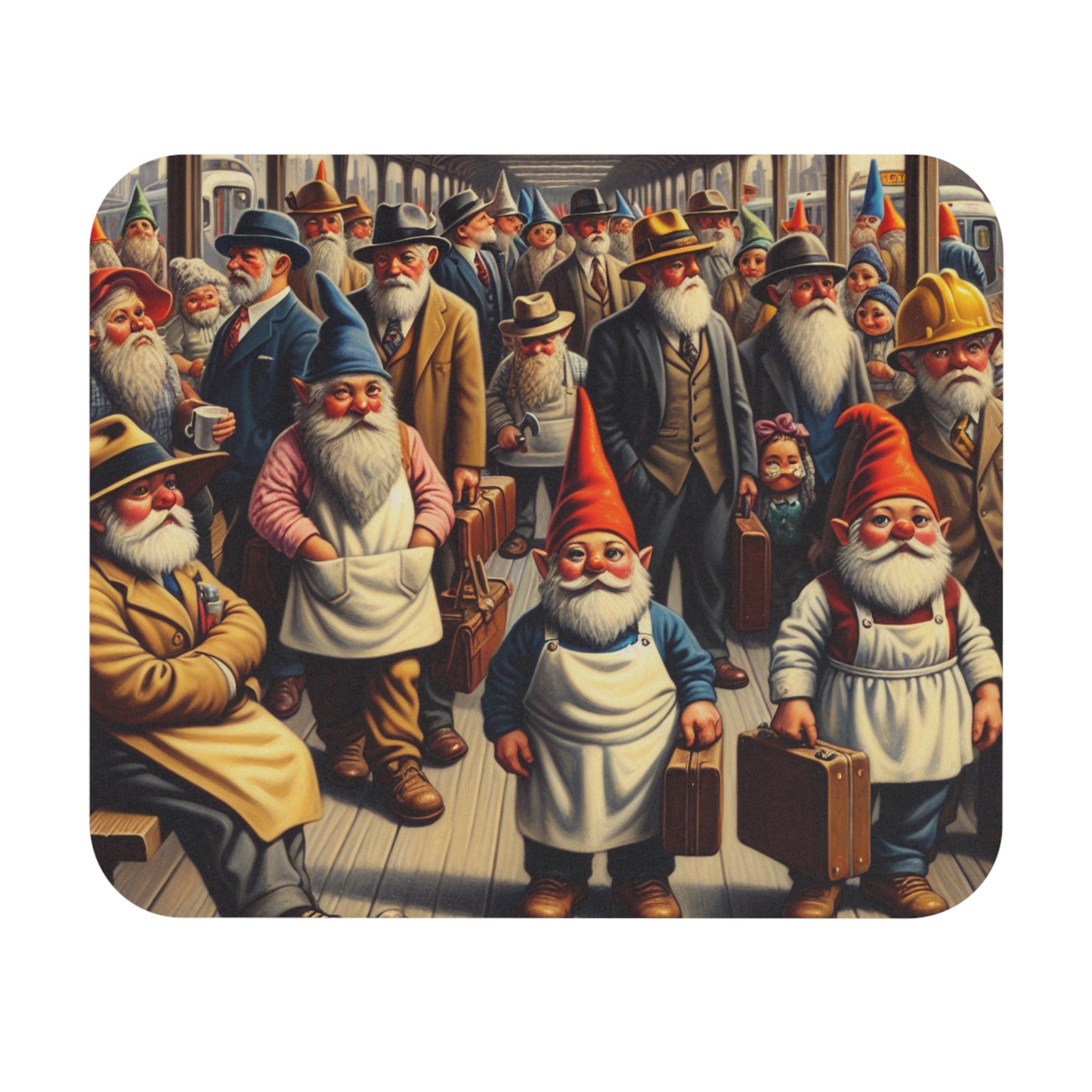 The Gnome-mute Home Mouse Pad