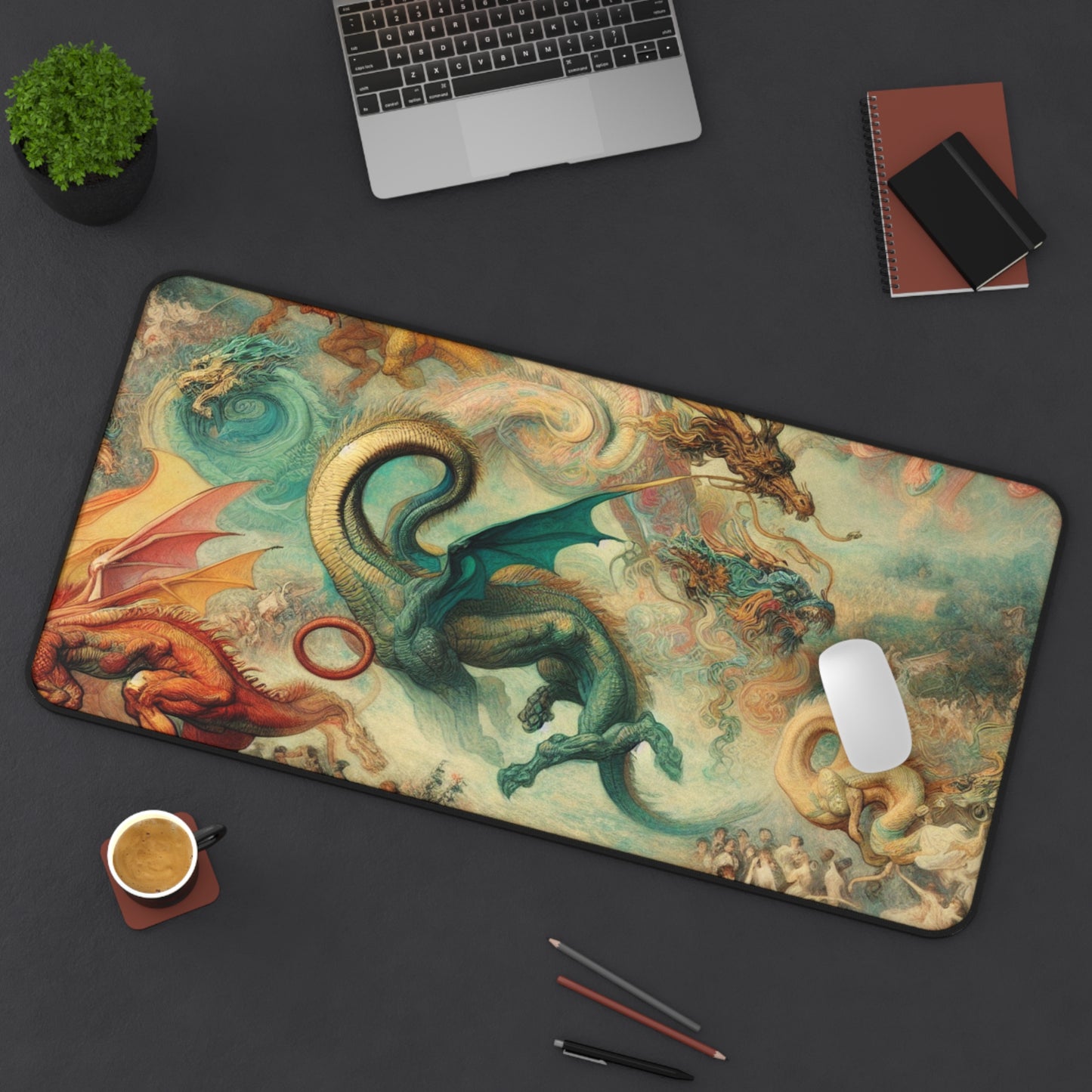 Degas Dreams of Dragons Desk Mat
