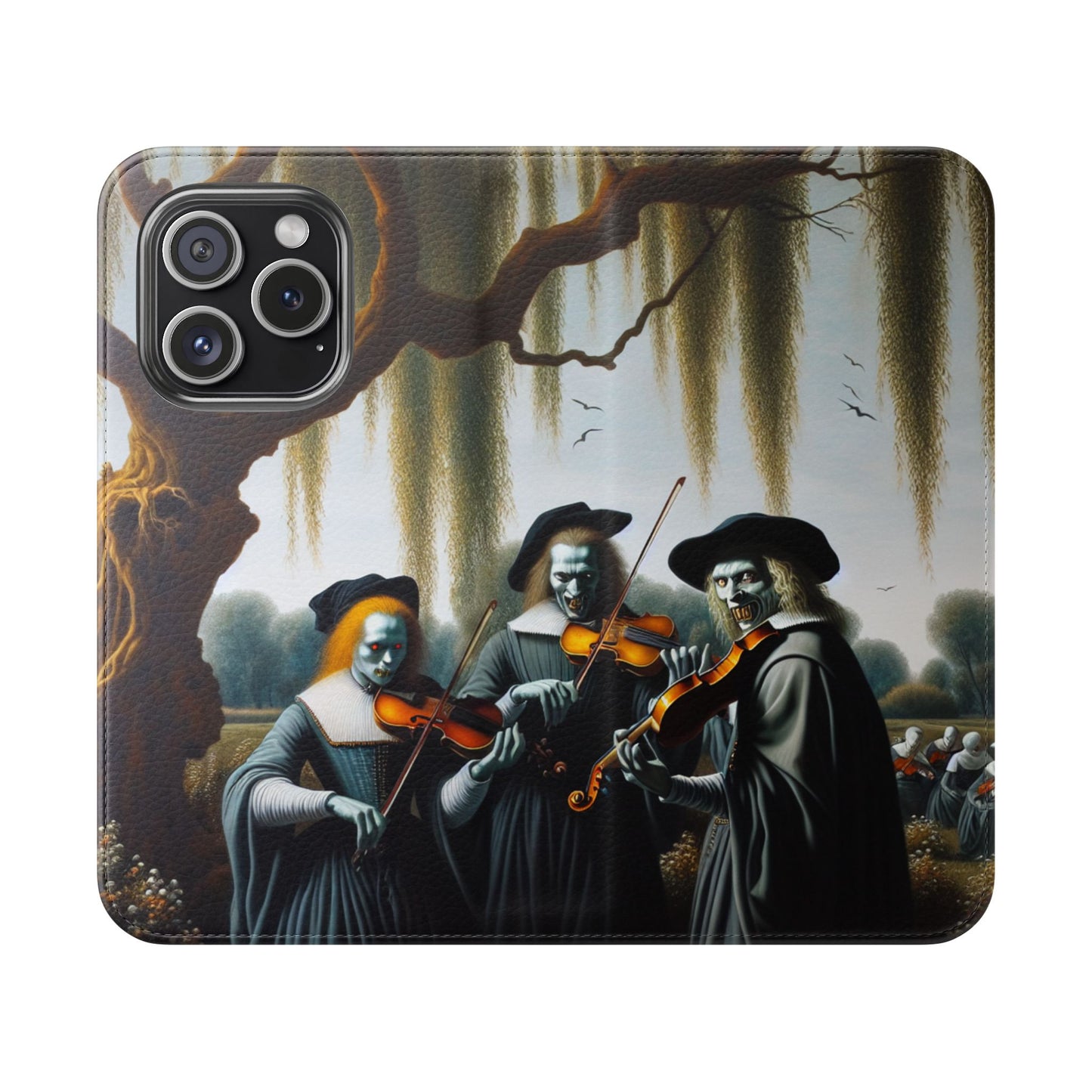 Vermeer's Vampire Violinists Flip Cases for iPhones