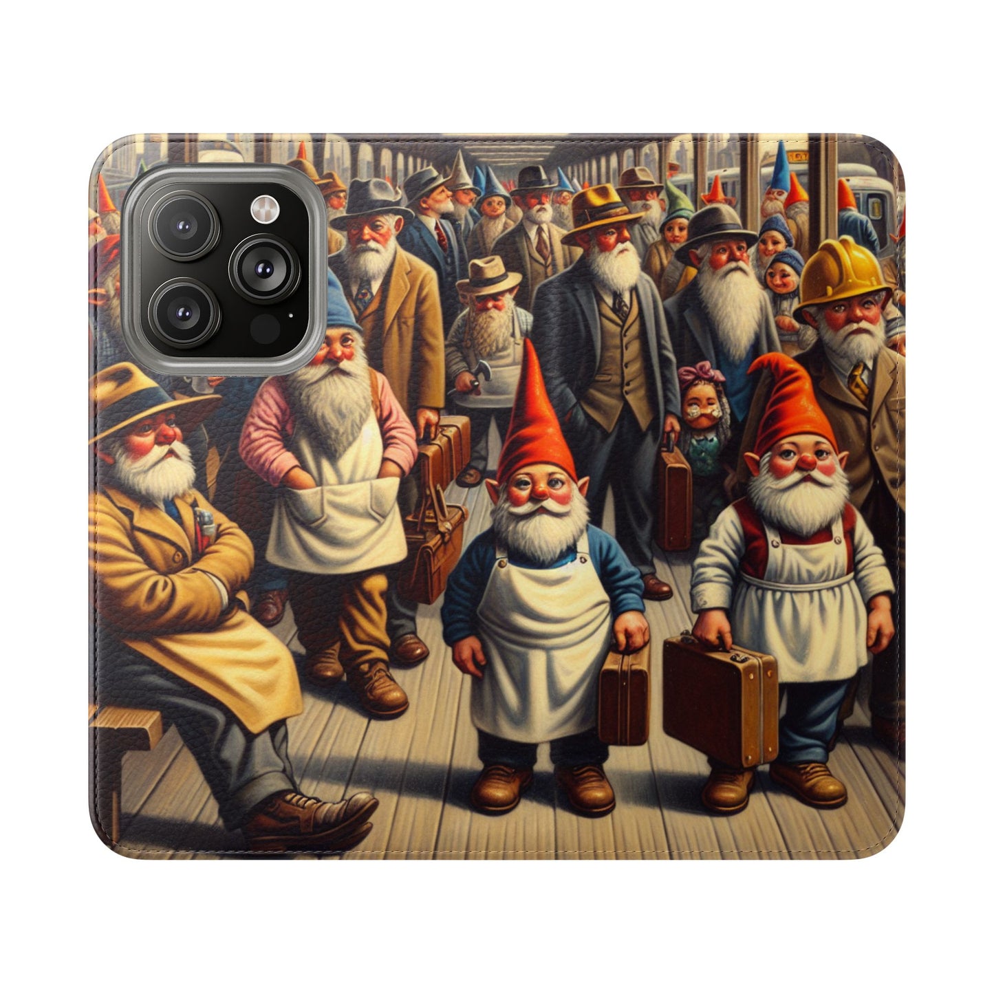 The Gnome-mute Home Flip Case - iPhone/Galaxy