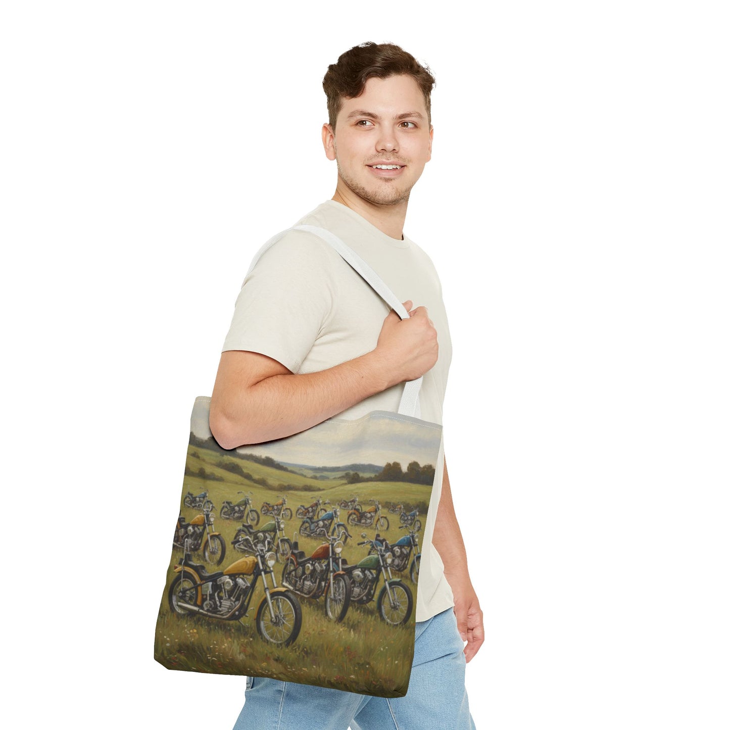 Wild Motorcycles Tote Bag