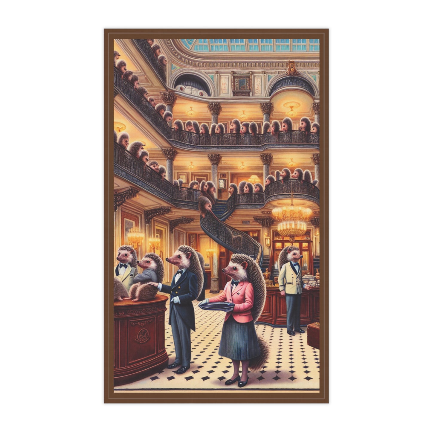 Hedgehog Hotel Tea Towels