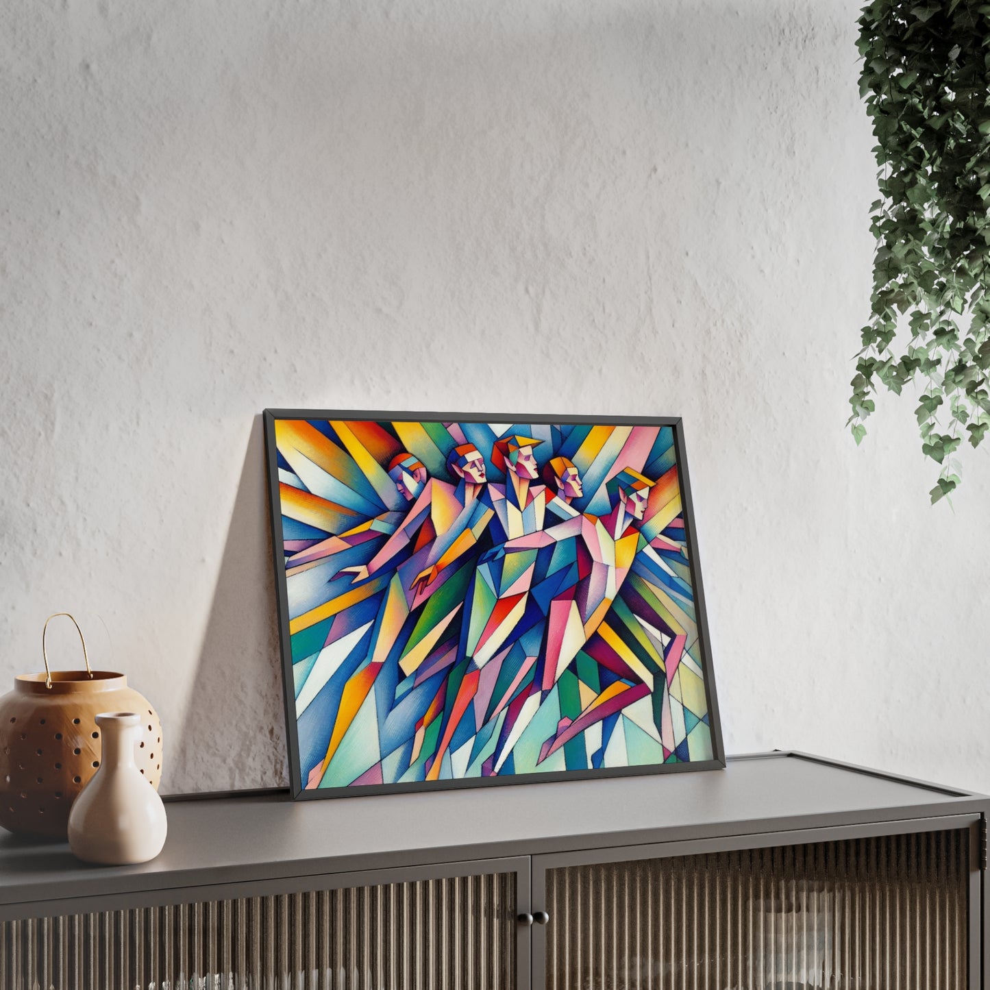 Framed Picasso's Pixies Poster