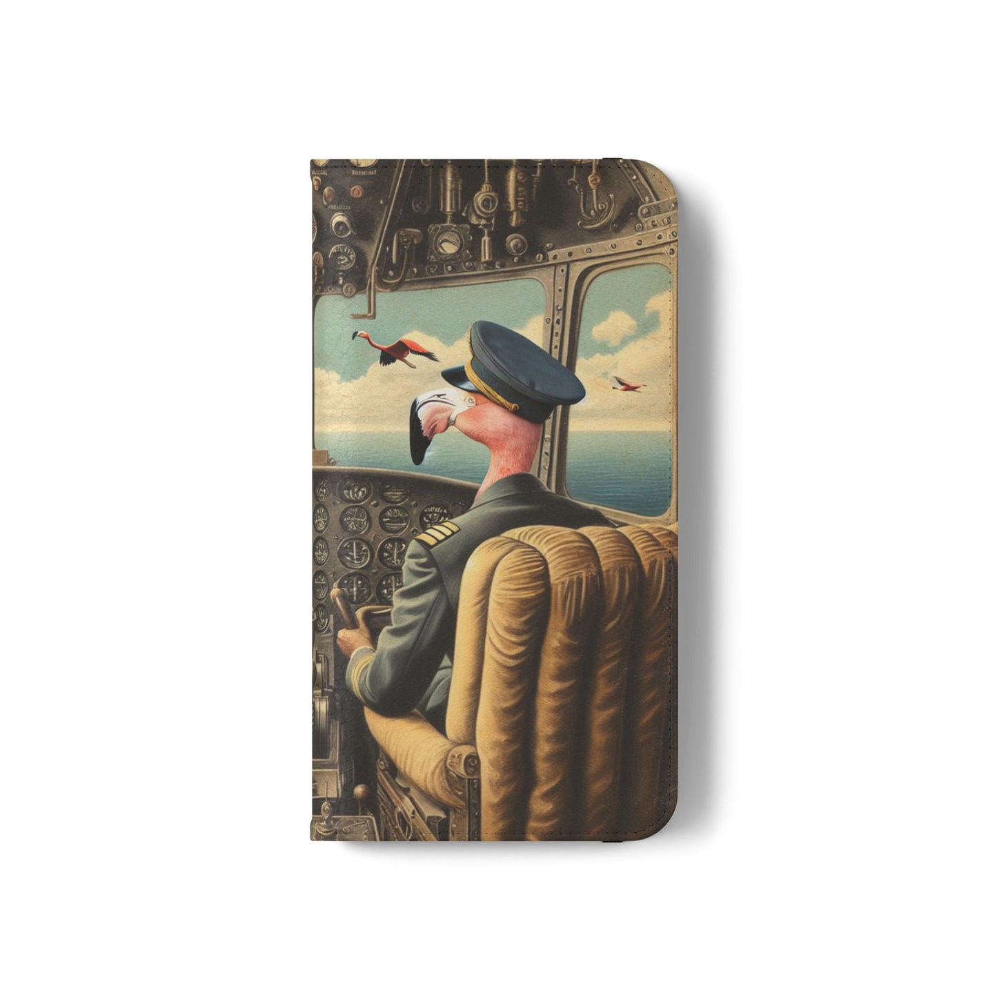 Flamingo Flight Deck Flip Case - iPhone/Galaxy