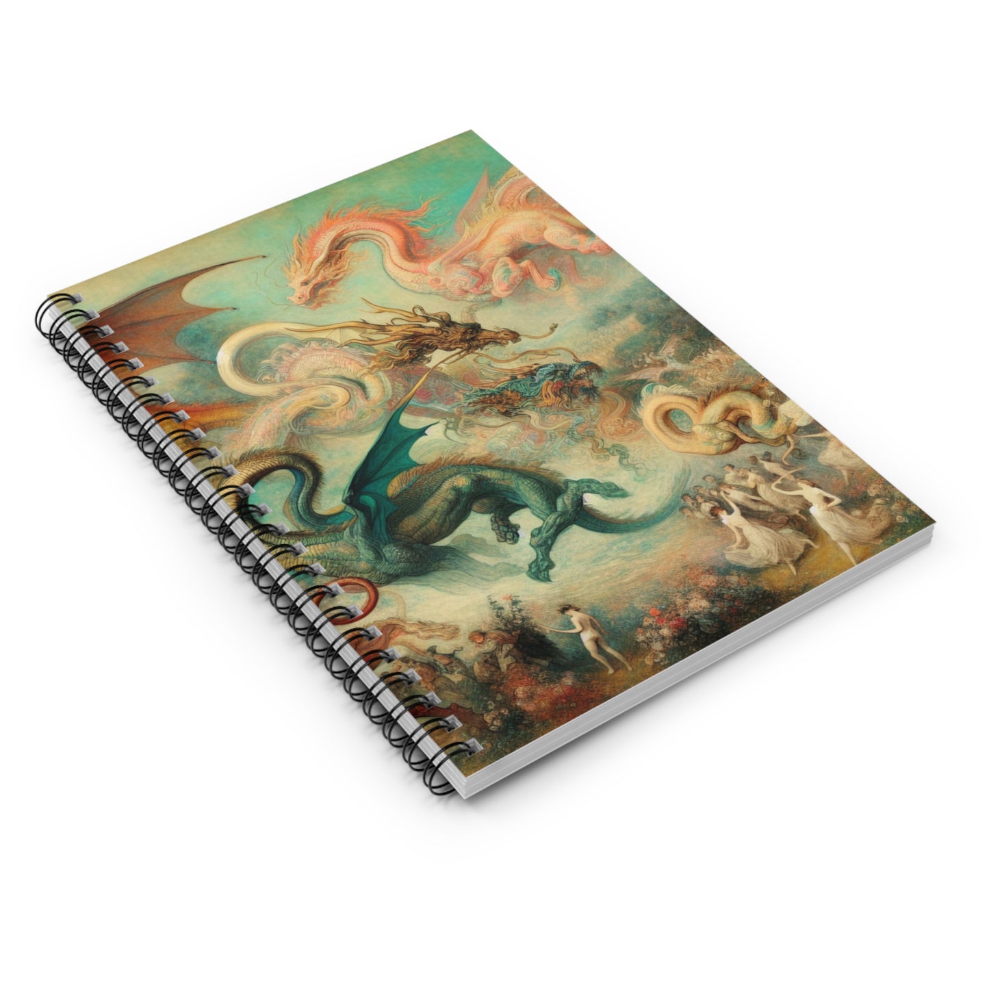 Degas Dreams of Dragons Spiral Notebook