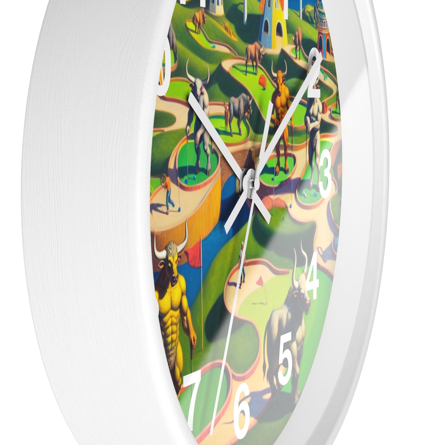 Mini-taur Golf Wall Clock