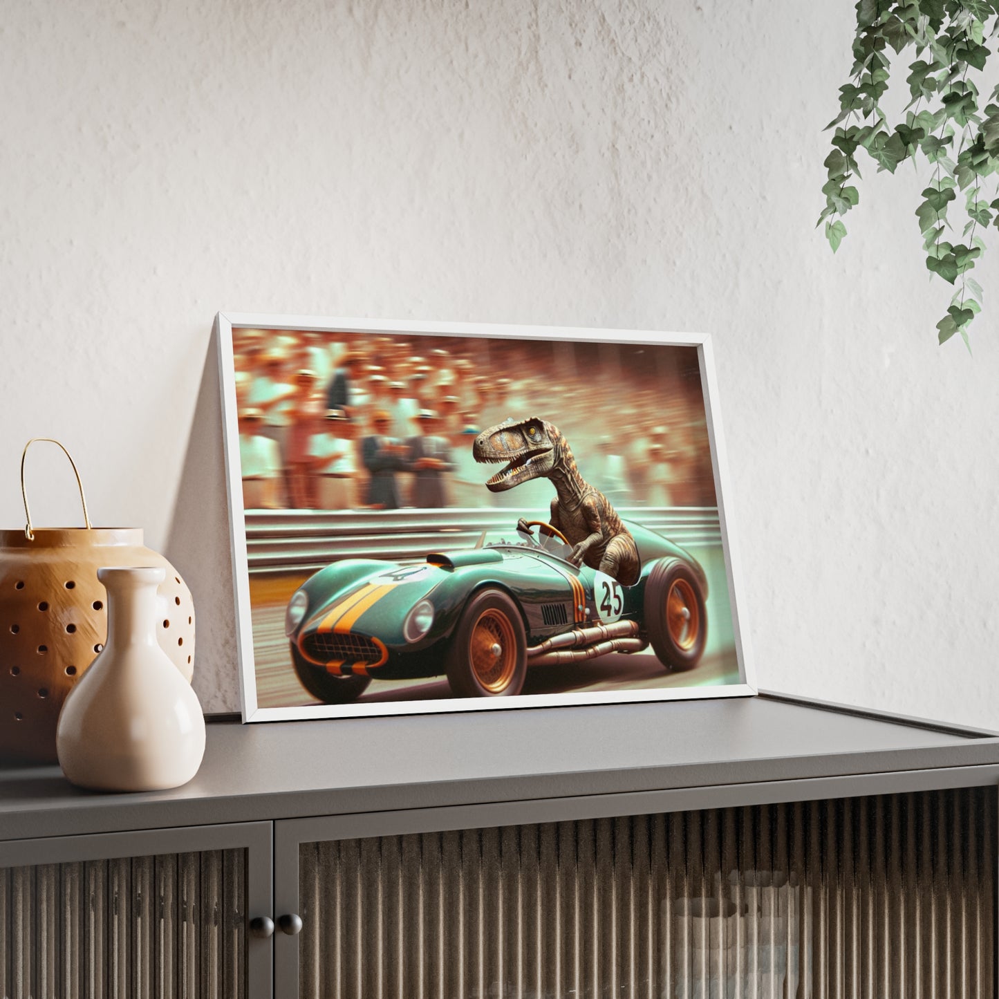 Framed Velocity Raptor Poster