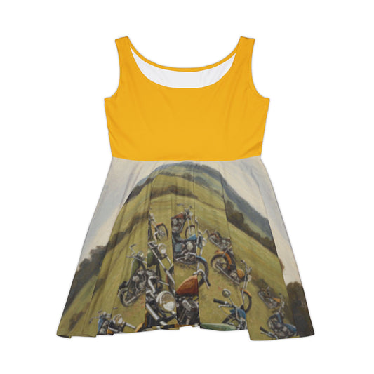 Wild Motorcycles Skater Dress
