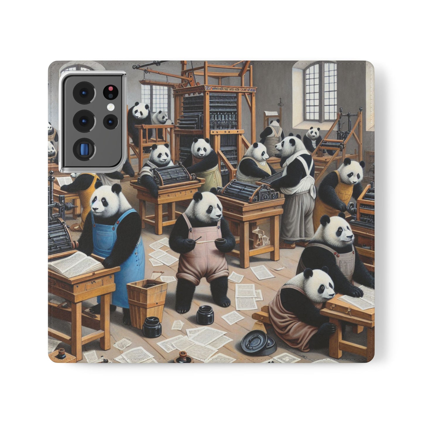 Printing Pandamonium Flip Case - iPhone/Galaxy