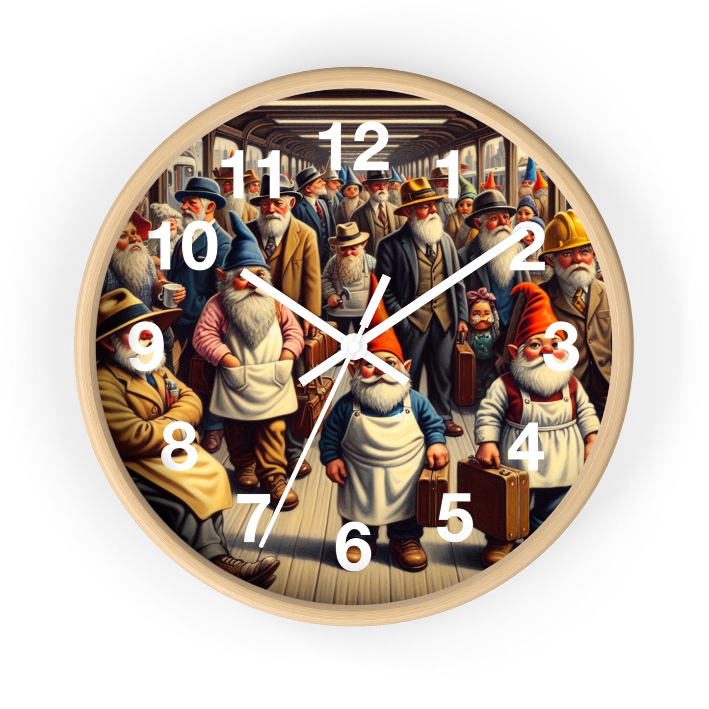 The Gnome-mute Home Wall Clock