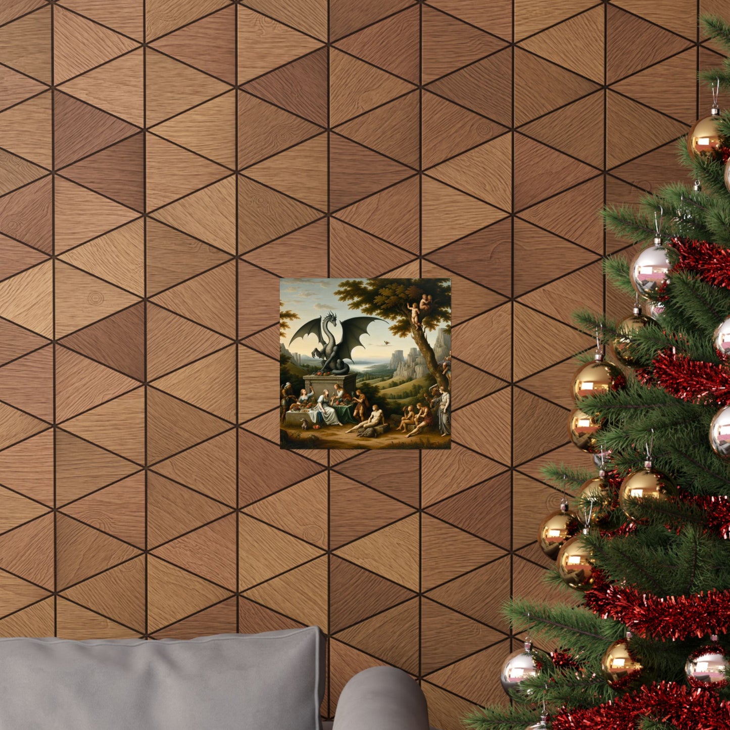 Dragon Statue Poster