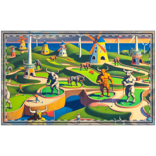 Mini-taur Golf Polyester Doormat