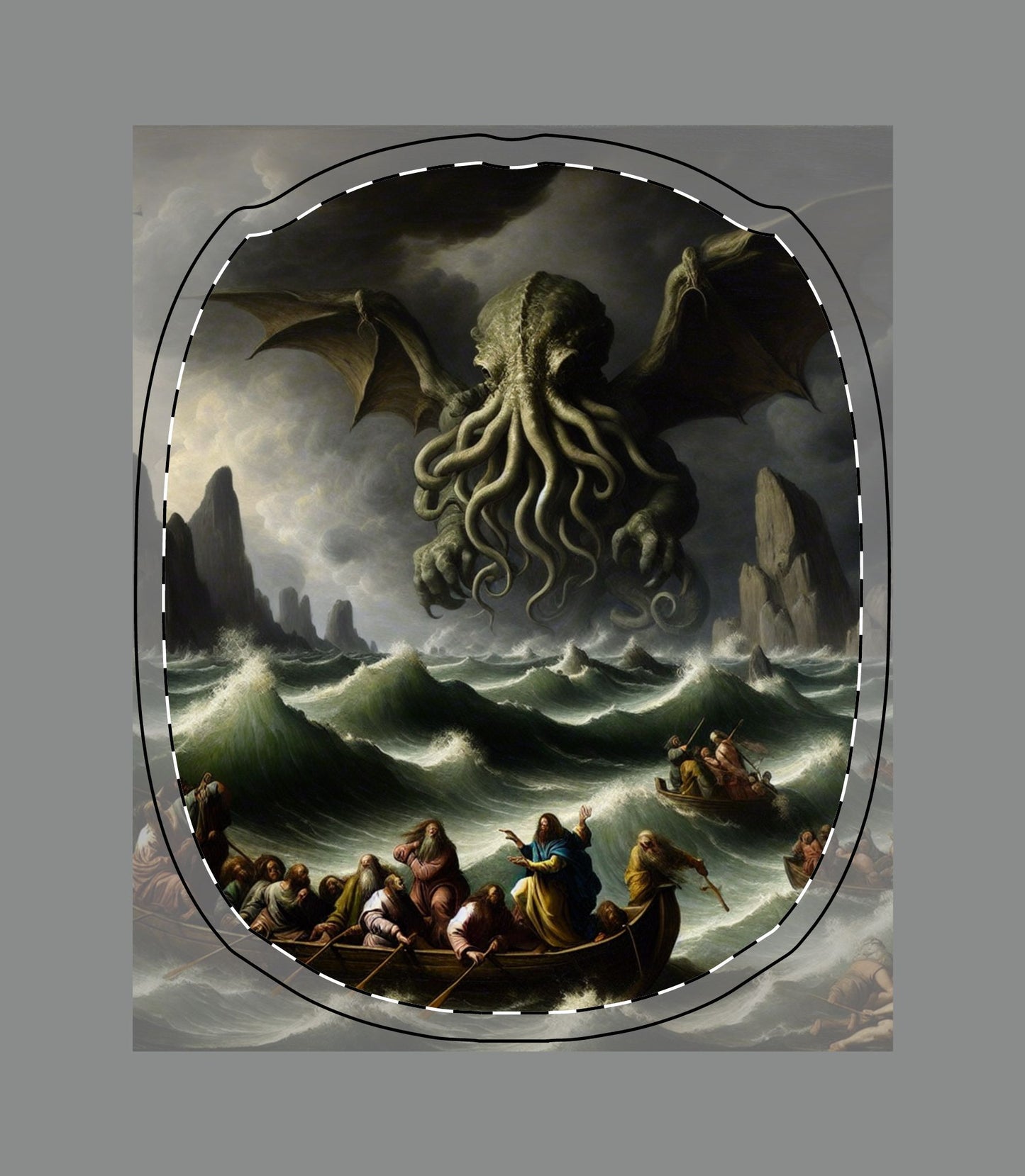 Cthulhu in the Storm AirPod Max Case