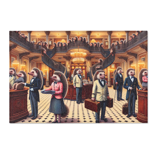 Hedgehog Hotel Area Rug - HORIZONTAL