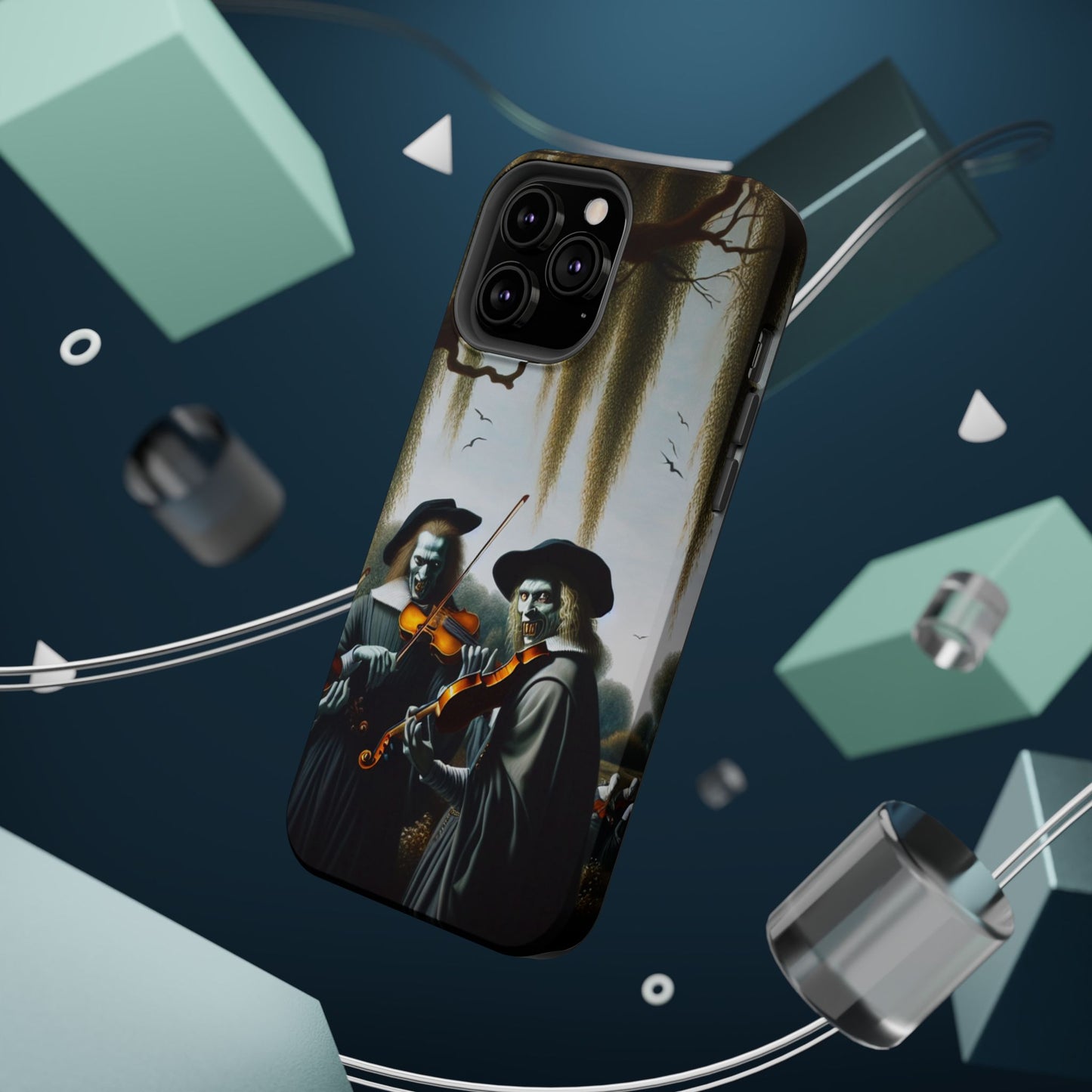 Vermeer's Vampire Violinists Magnetic iPhone Case