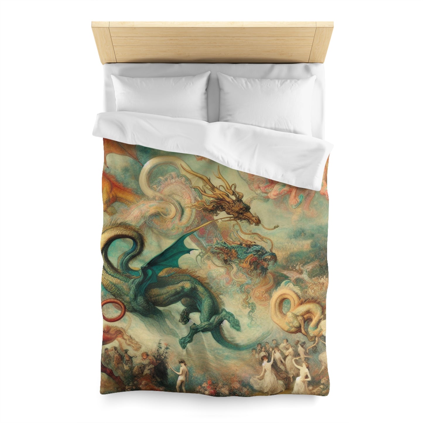 Degas Dreams of Dragons Microfiber Duvet Cover
