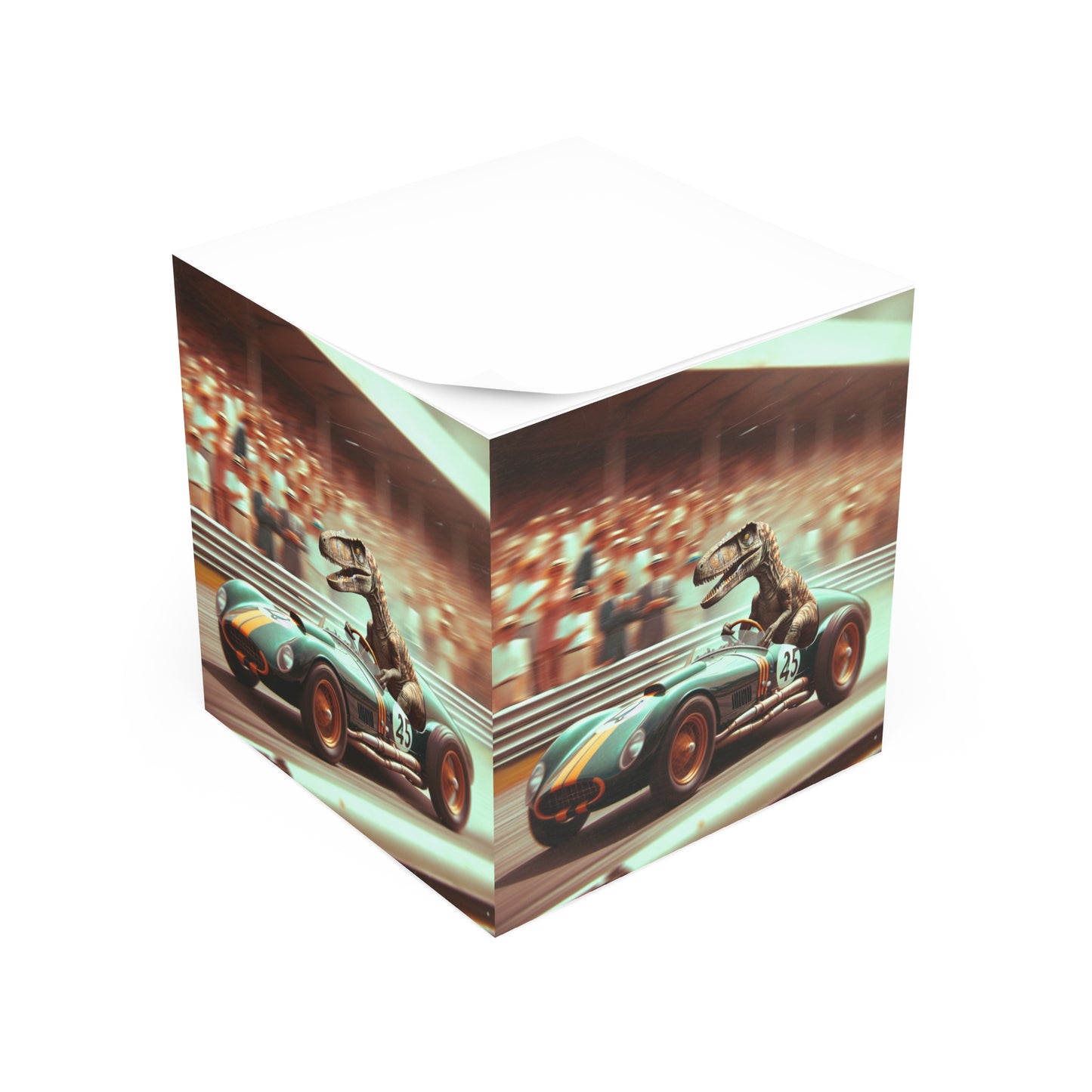 Velocity Raptor Post It Note Cube