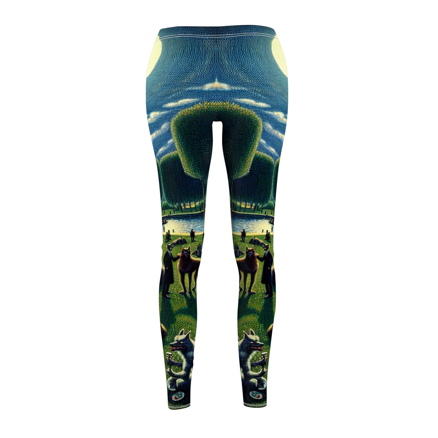 Werewolves at the Waterfront Cut & Sew Casual Leggings
