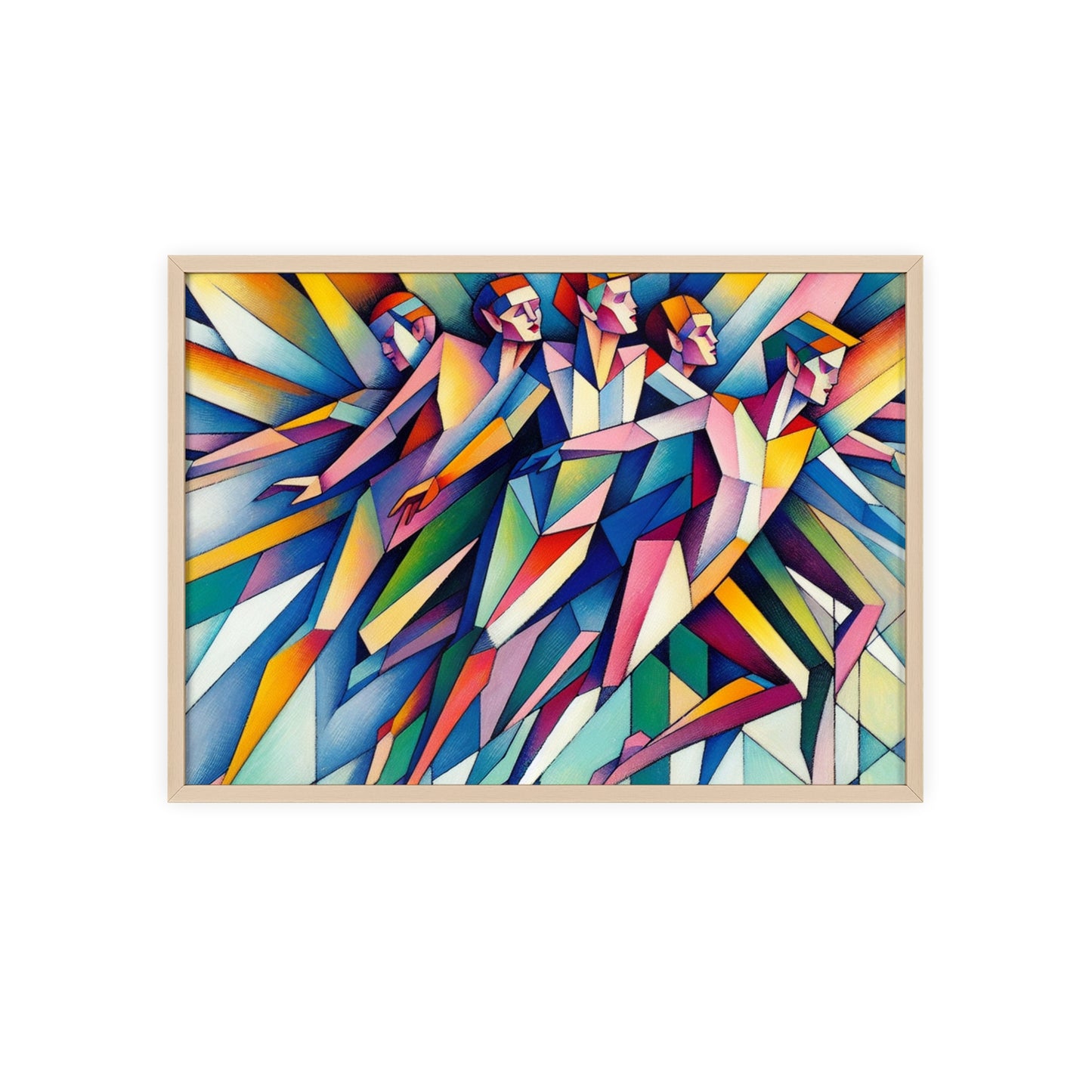 Framed Picasso's Pixies Poster