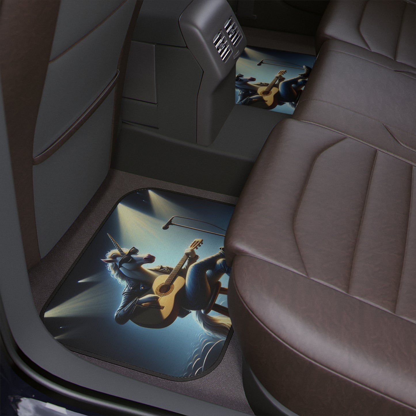 Unicorn Unplugged Car Floor Mat