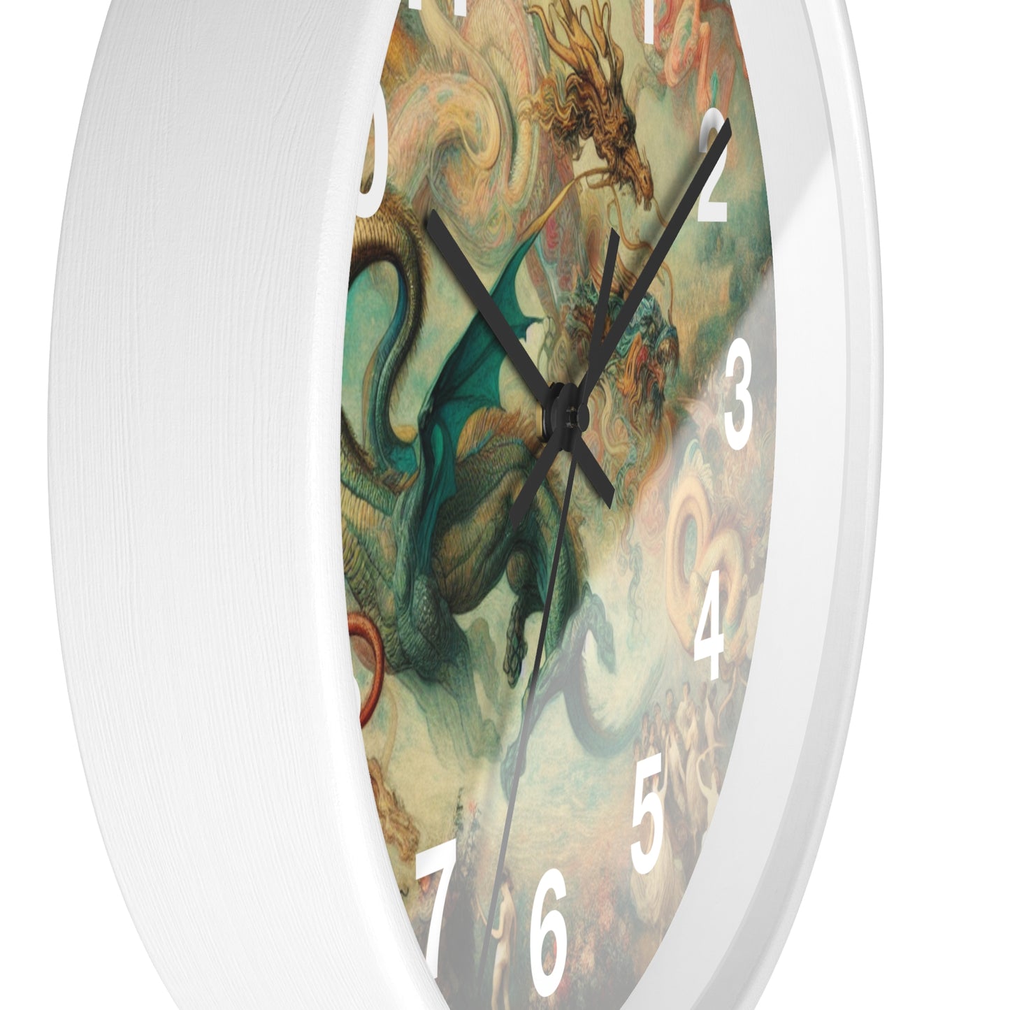 Degas Dreams of Dragons Wall Clock