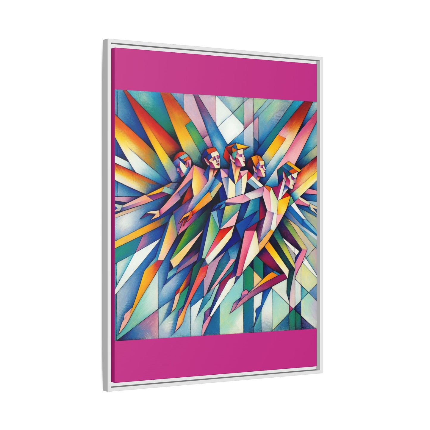 Picasso's Pixies Canvas, Framed (Multi-color)