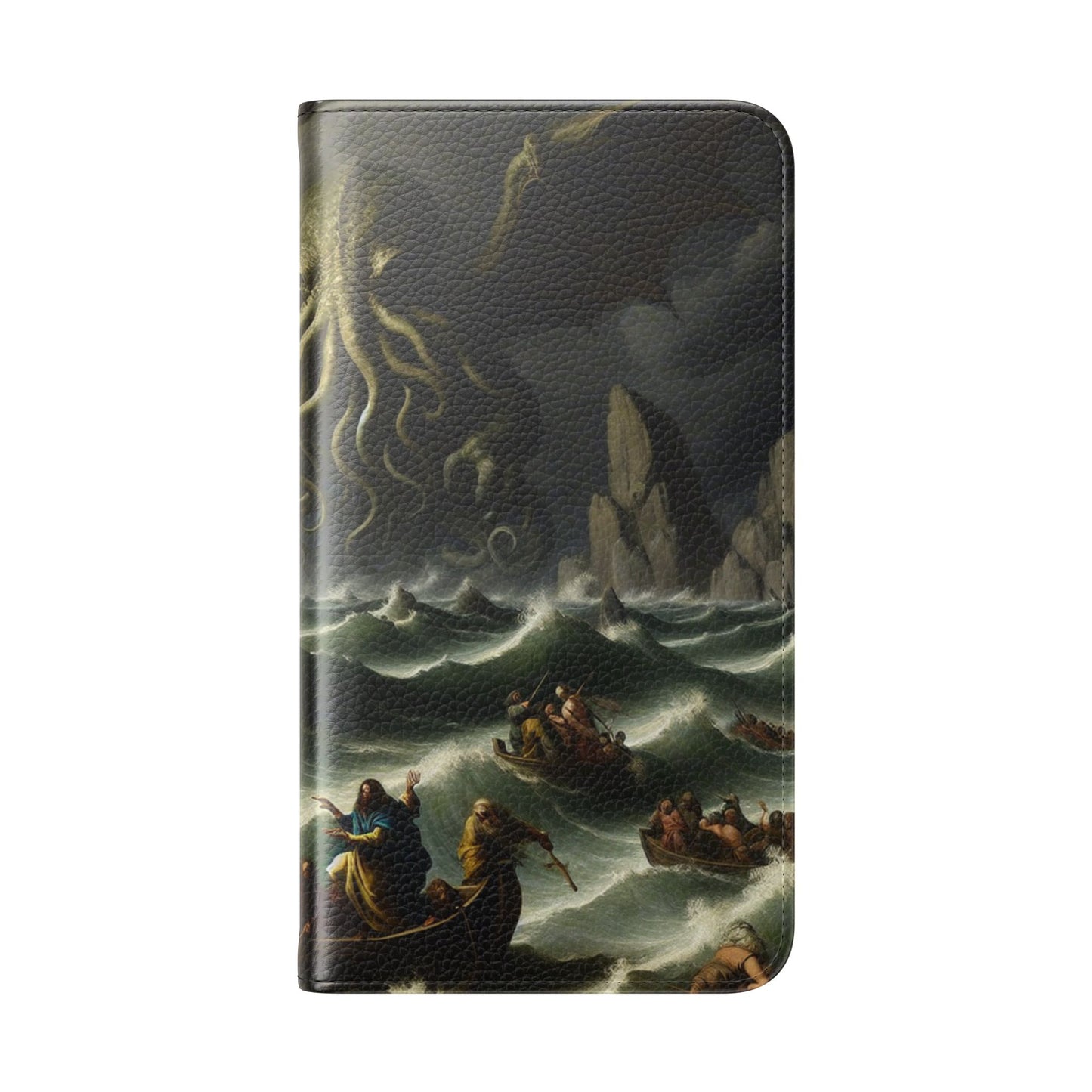 Cthulhu in the Storm Flip Cases for iPhones