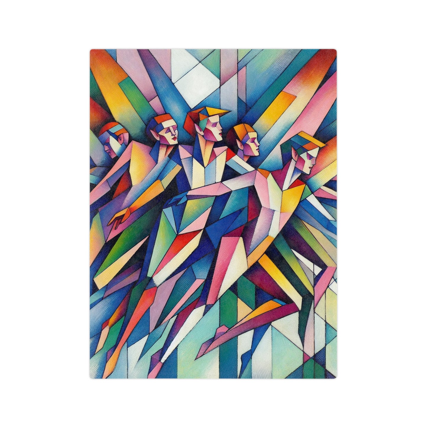 Picasso's Pixies Velveteen Microfiber Blanket