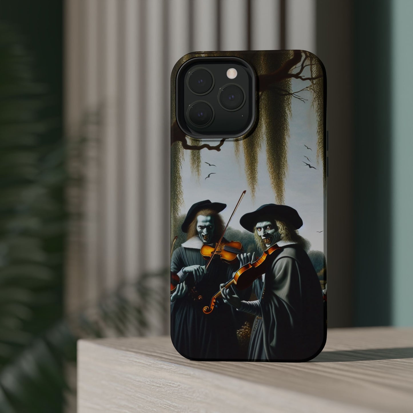 Vermeer's Vampire Violinists Magnetic iPhone Case