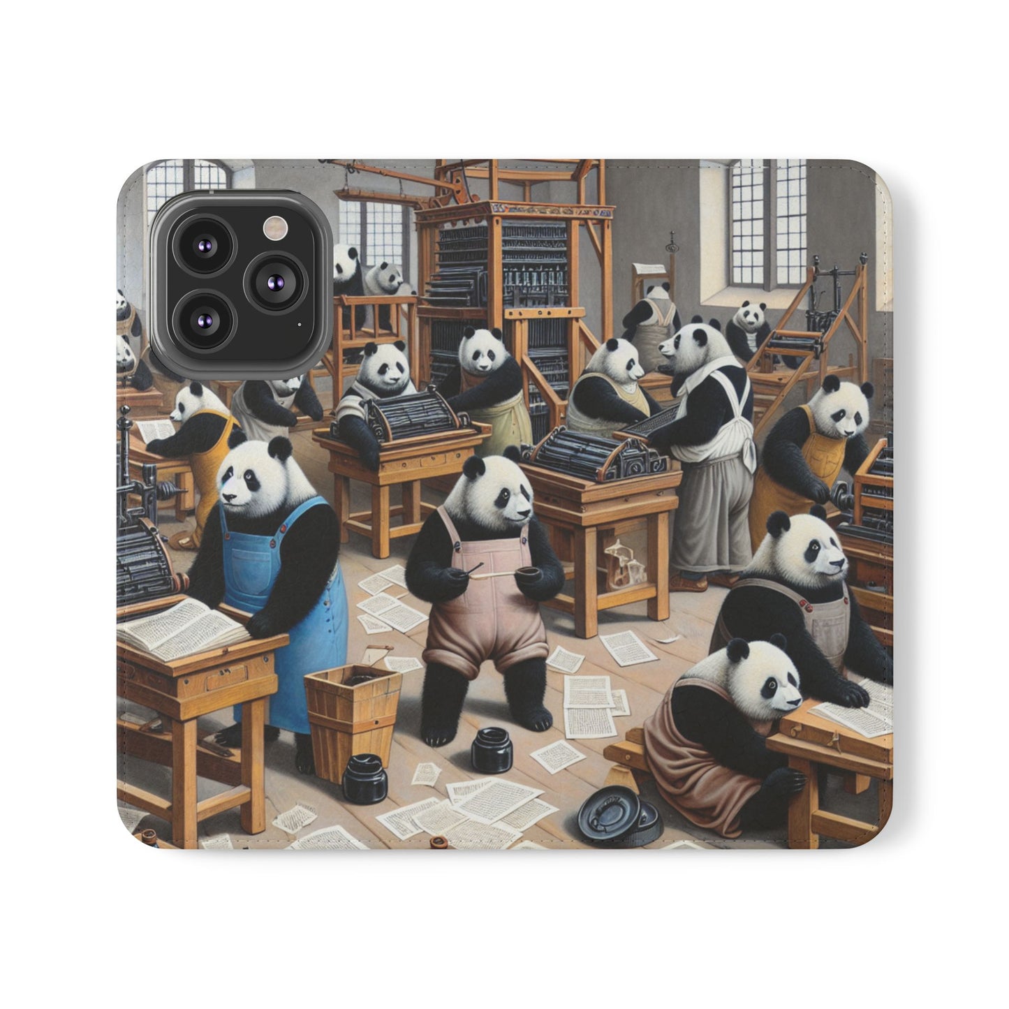 Printing Pandamonium Flip Case - iPhone/Galaxy