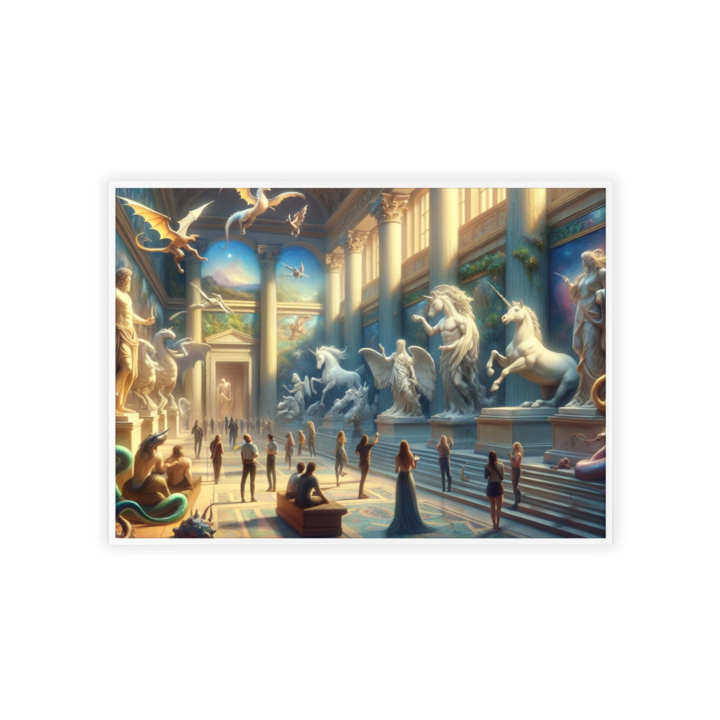 Framed Atlantis Atrium Poster