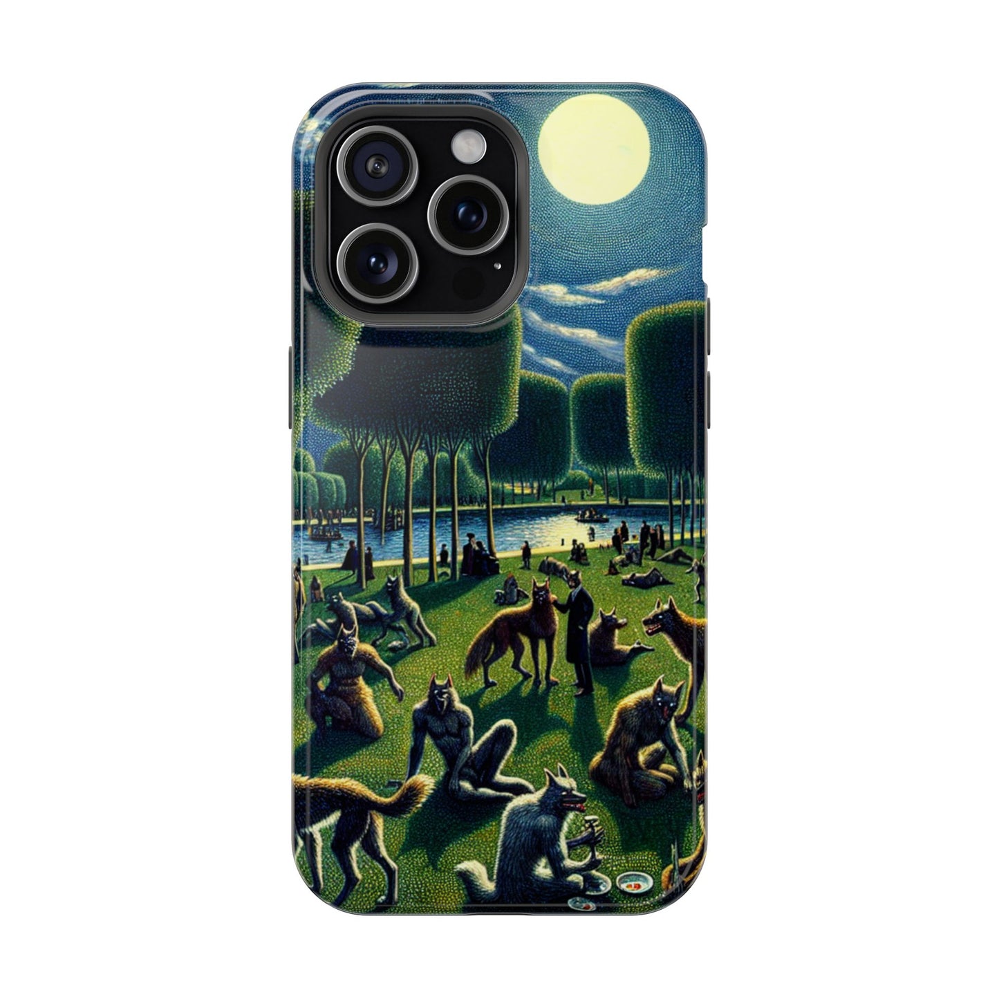 Werewolves at the Waterfront Magnetic iPhone Case