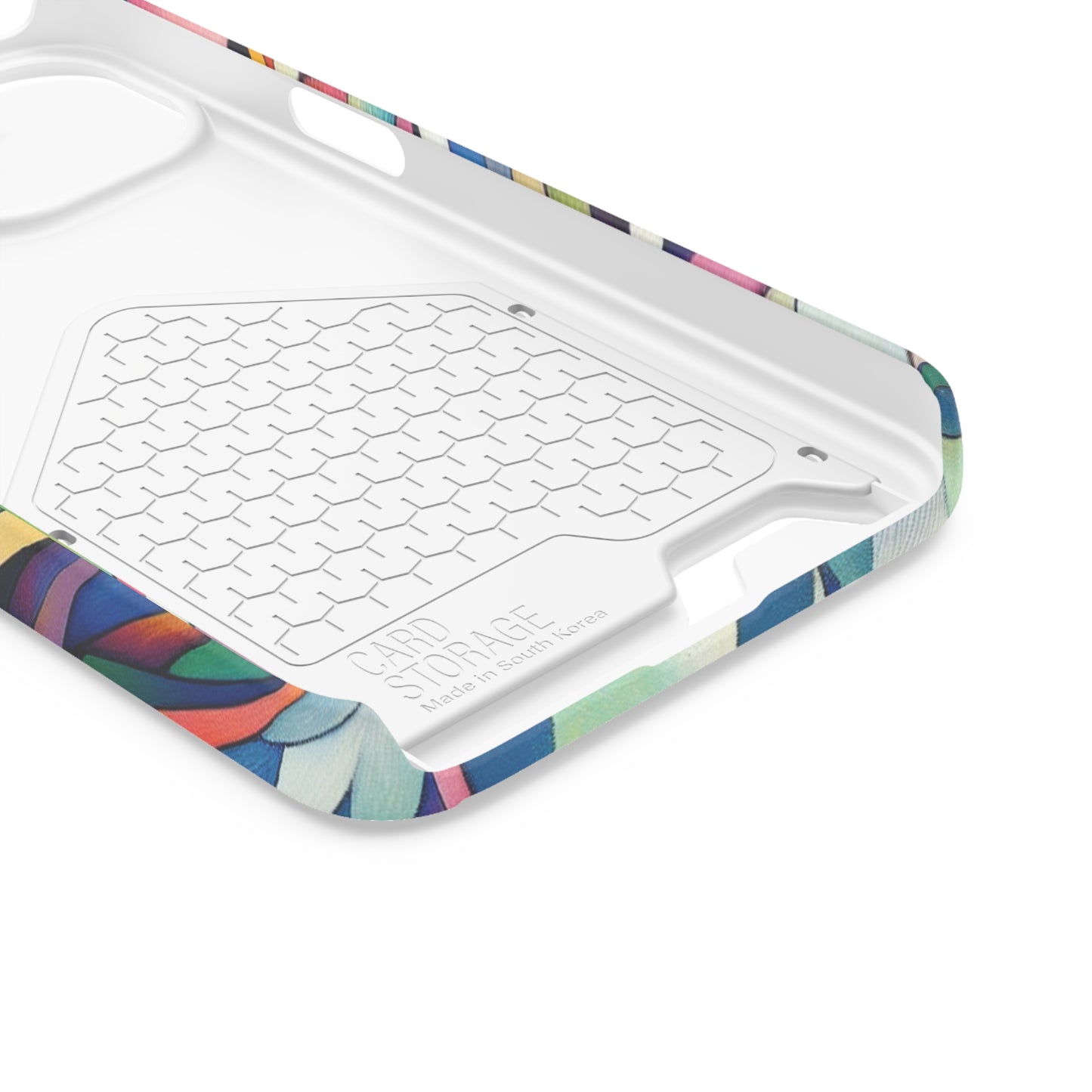 Picasso's Pixies Phone Case with Card Holder - IPHONE