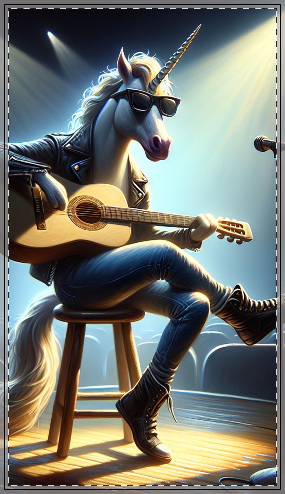 Unicorn Unplugged Tablecloth