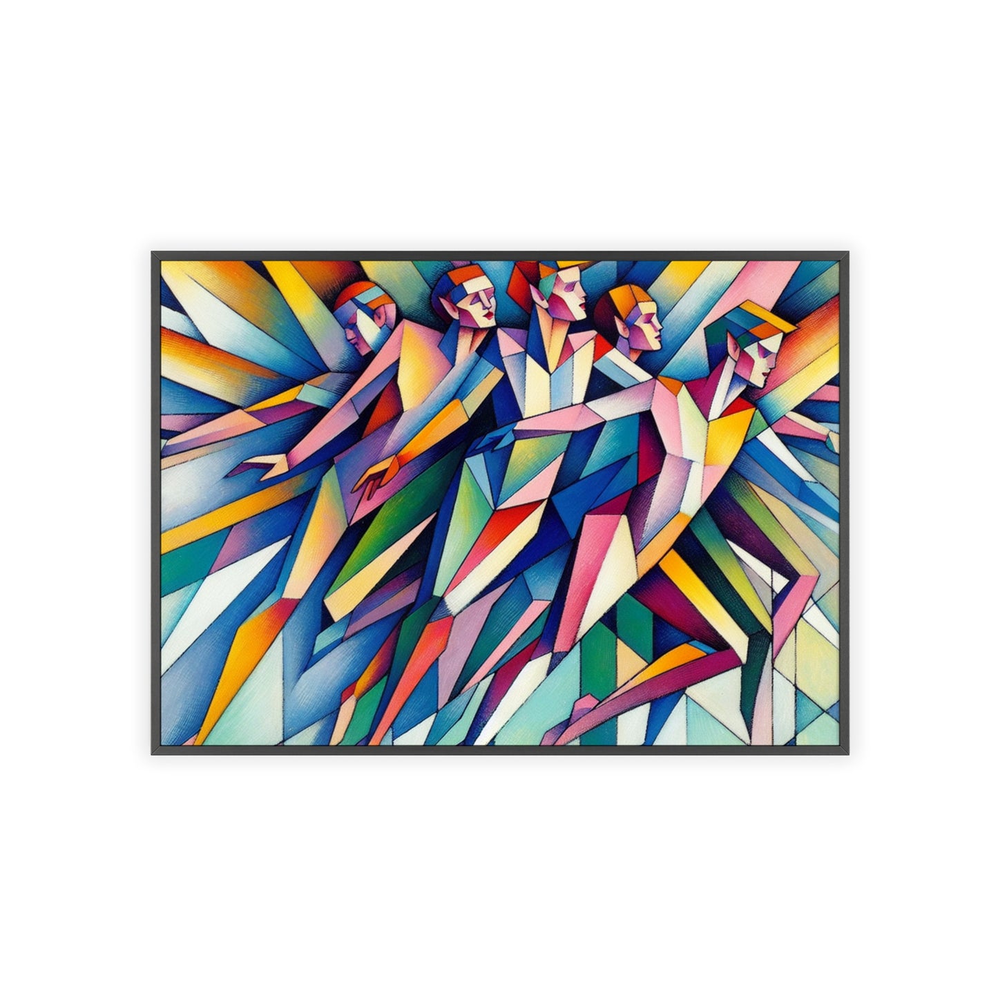 Framed Picasso's Pixies Poster