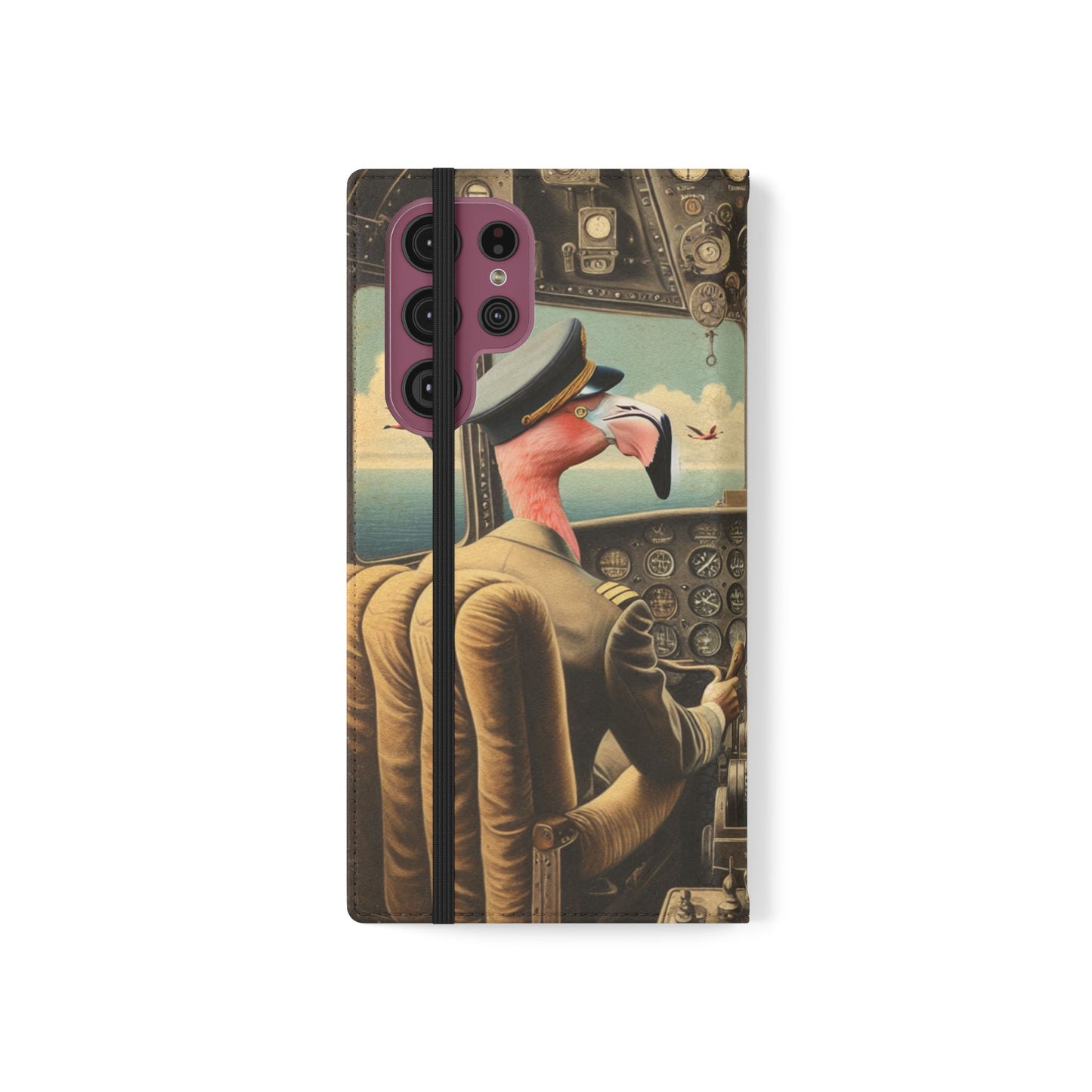 Flamingo Flight Deck Flip Case - iPhone/Galaxy