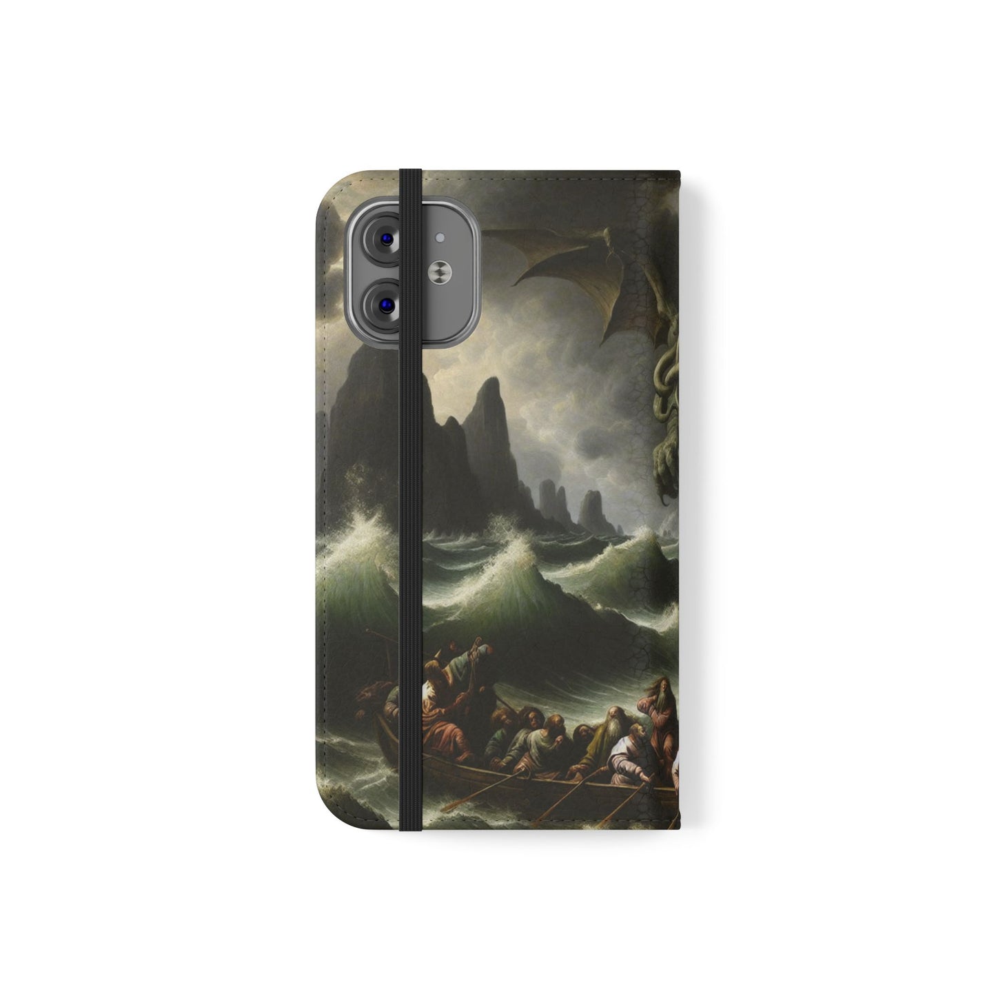 Cthulhu in the Storm Flip Cases for iPhones
