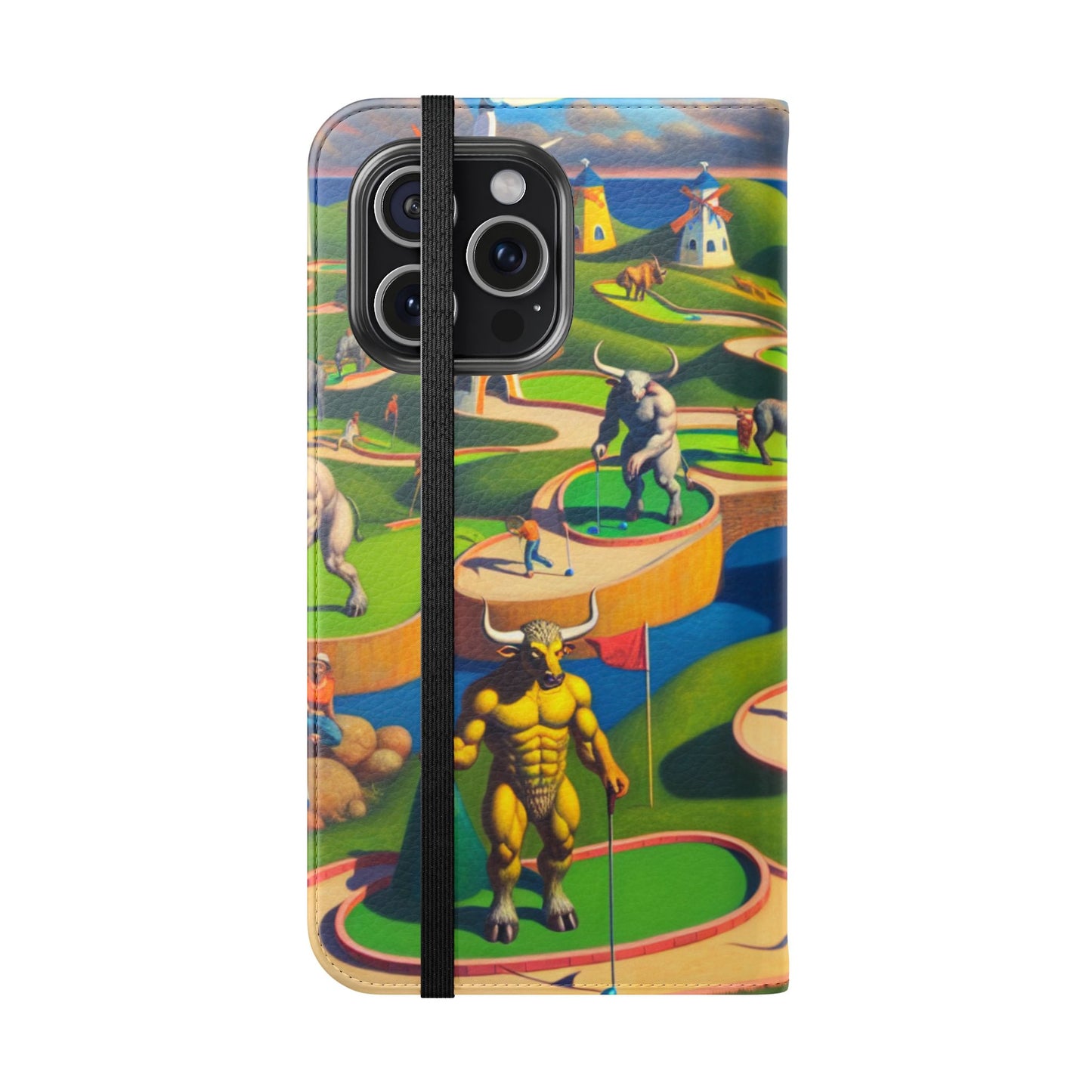 Mini-taur Golf Flip Case - iPhone/Galaxy