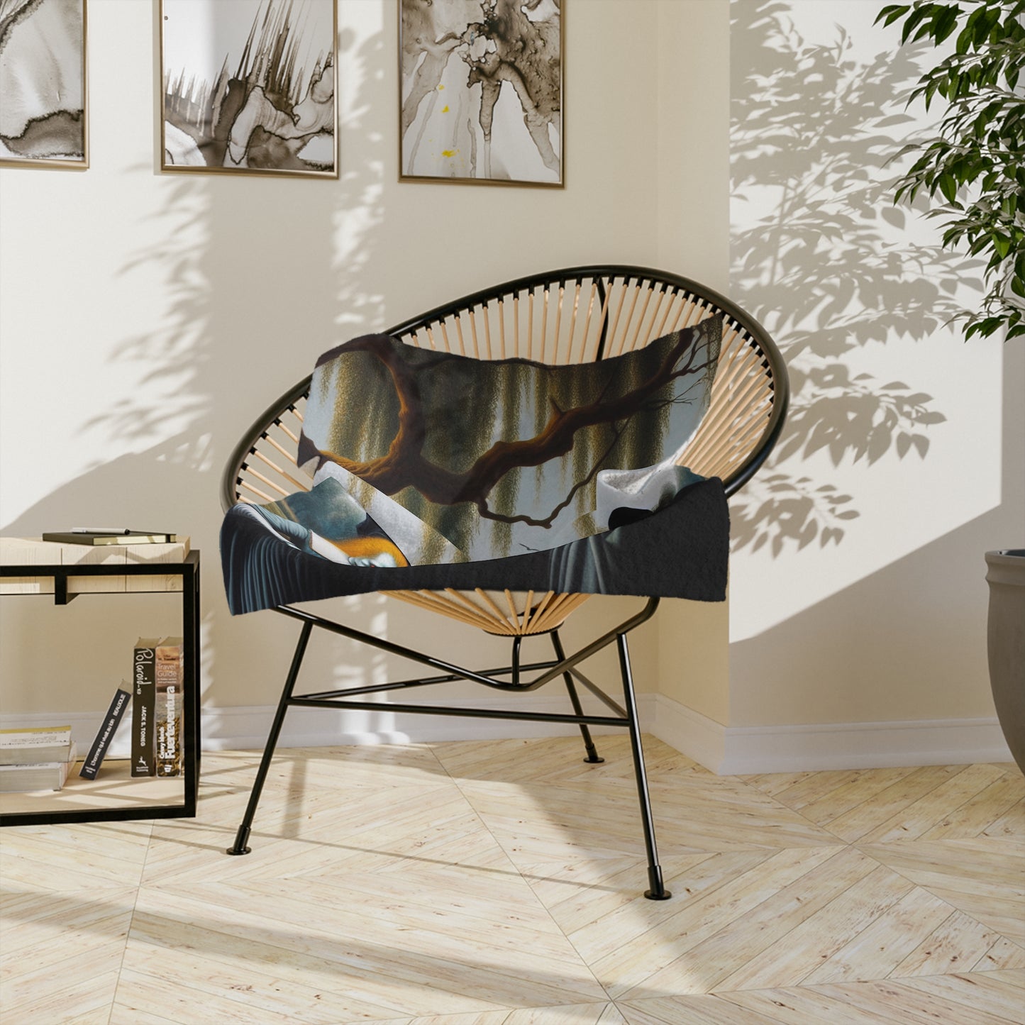 Vermeer's Vampire Violinists Velveteen Microfiber Blanket